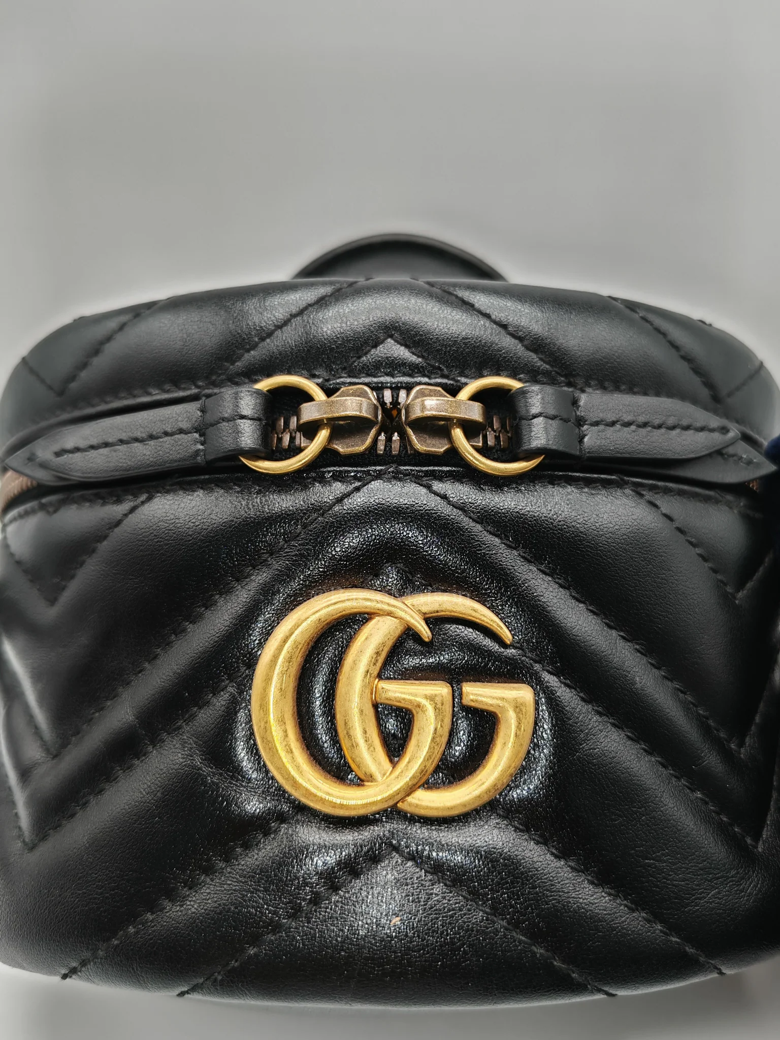Gucci Marmont Black Vanity Matelasse Leather Backpack - Image 15