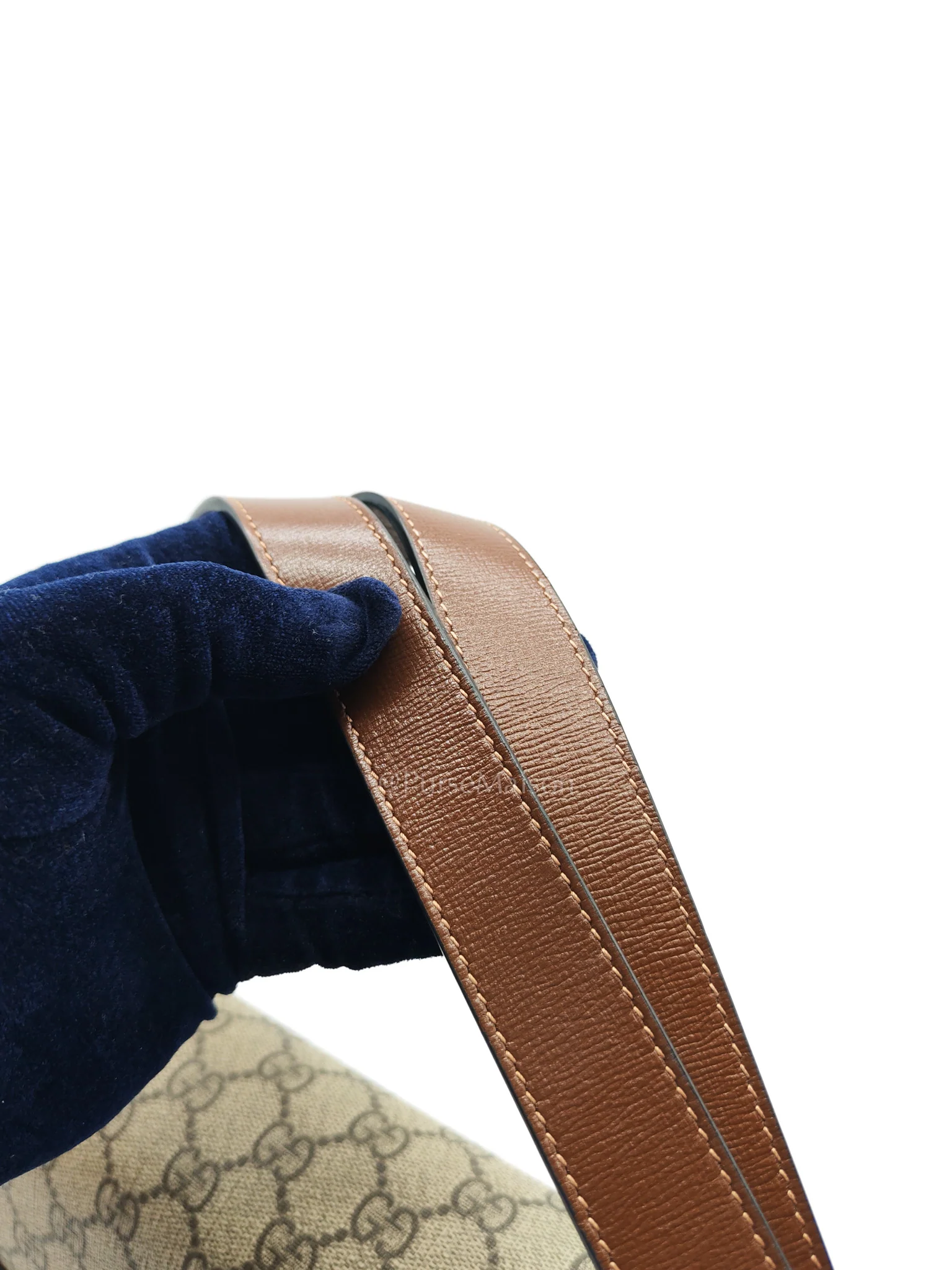 Gucci Horsebit 1955 Medium in Brown Supreme Canvas Shoulder Bag - Image 18