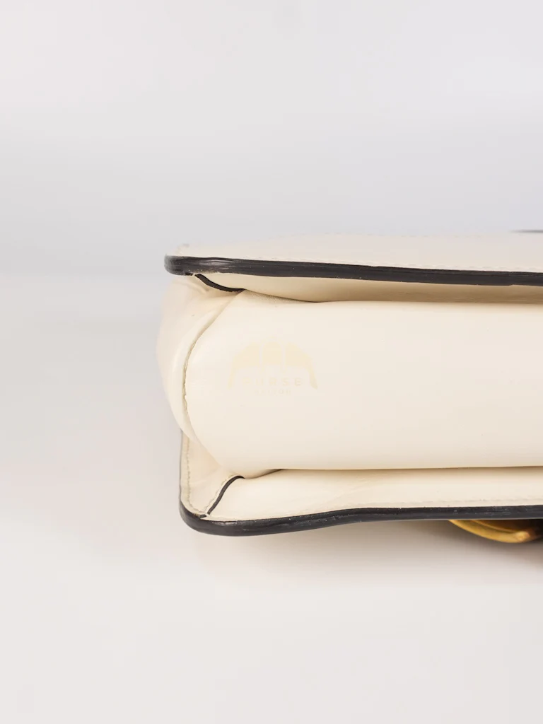 Gucci Queen Margaret Flap Bag in Off-White Calfskin Leather - Image 14