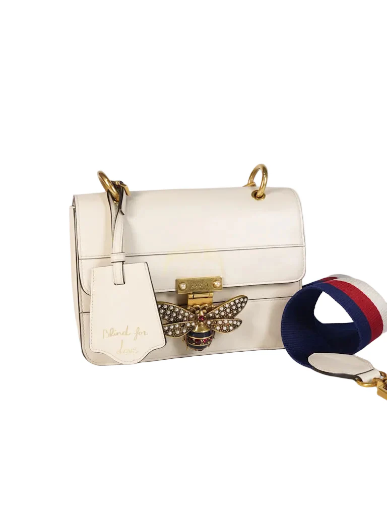 Gucci Queen Margaret Flap Bag in Off-White Calfskin Leather - Image 2