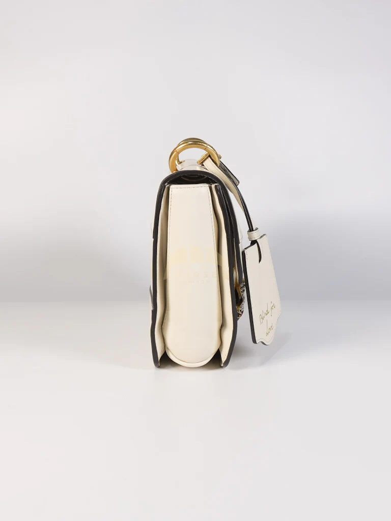 Gucci Queen Margaret Flap Bag in Off-White Calfskin Leather - Image 6