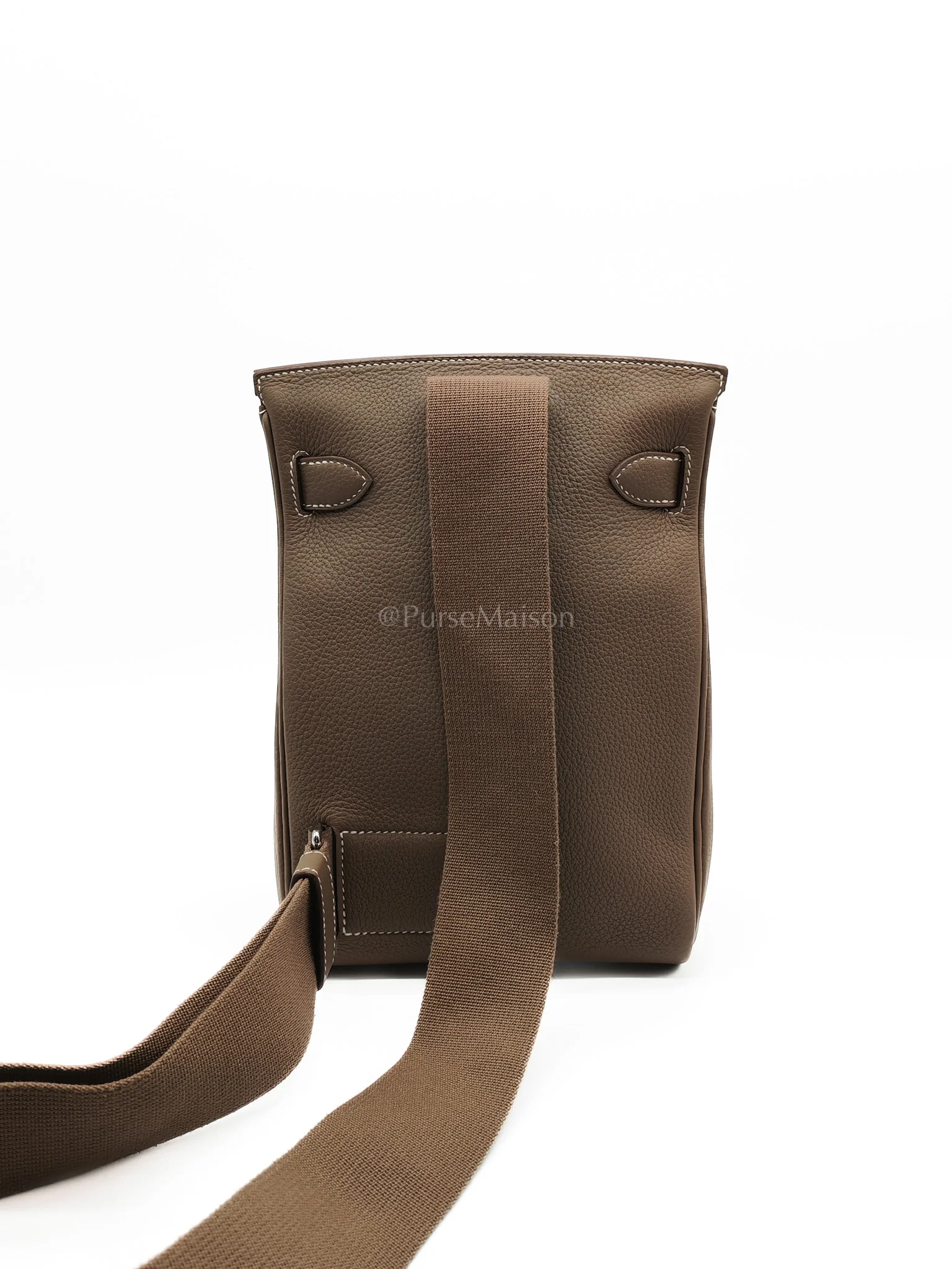 Hermes Hac a Dos in Etoupe Togo Leather Palladium Hardware Stamp W(2024) - Image 4