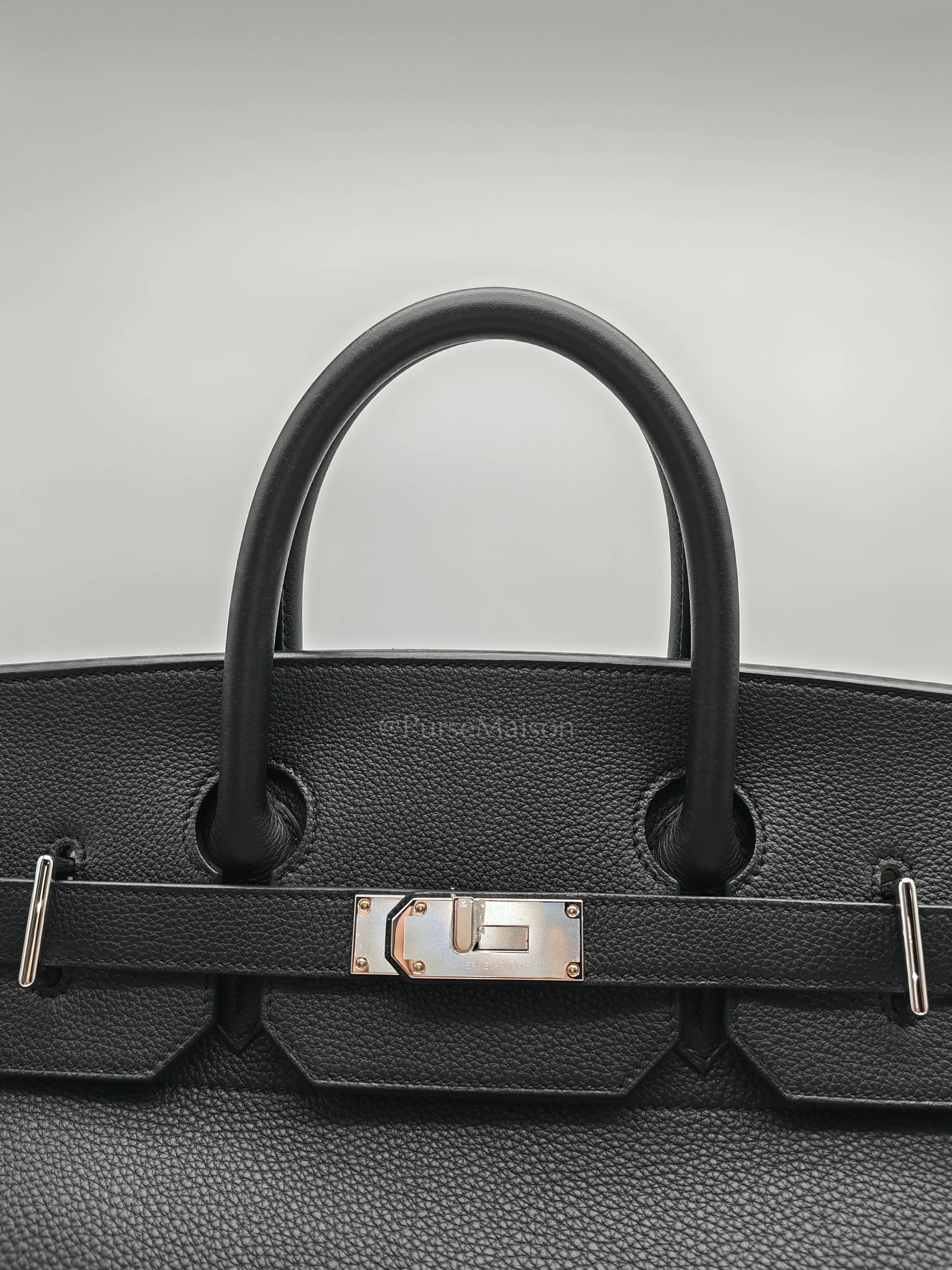 Hermes Haut à Courroies Birkin 40 Togo Leather in Palladium hardware Stamp G(2026) - Image 12