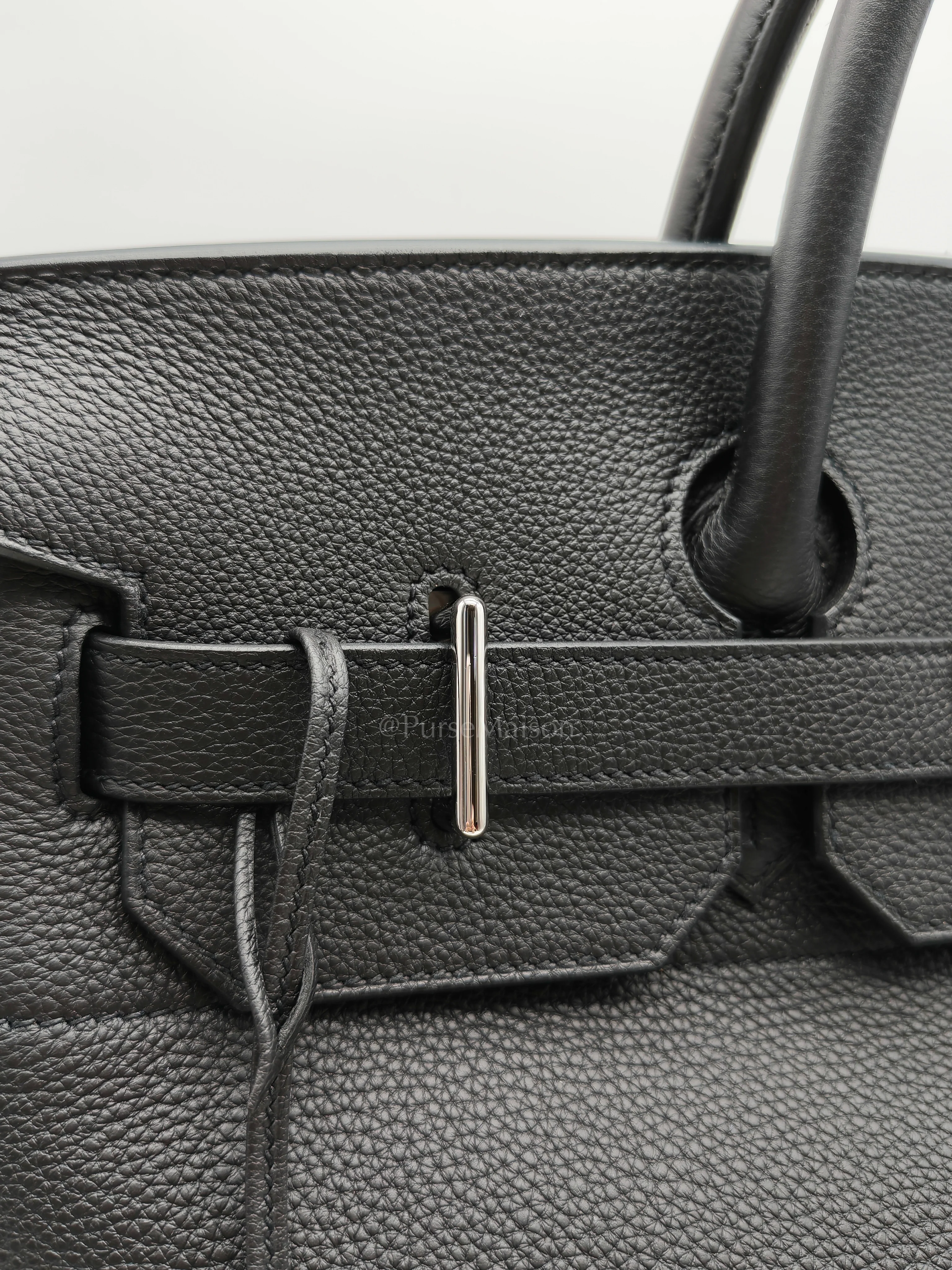 Hermes Haut à Courroies Birkin 40 Togo Leather in Palladium hardware Stamp G(2026) - Image 15
