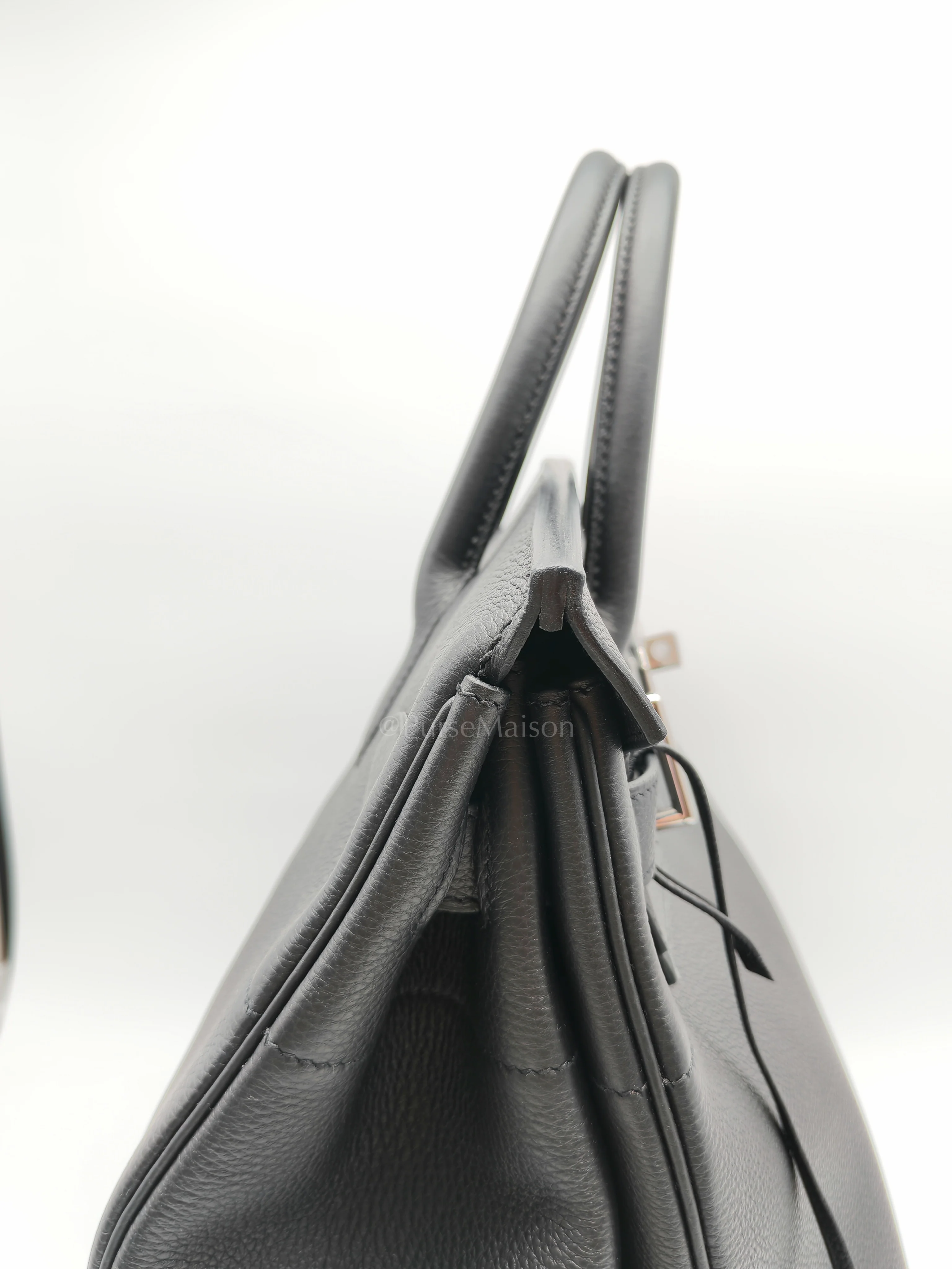 Hermes Haut à Courroies Birkin 40 Togo Leather in Palladium hardware Stamp G(2026) - Image 16