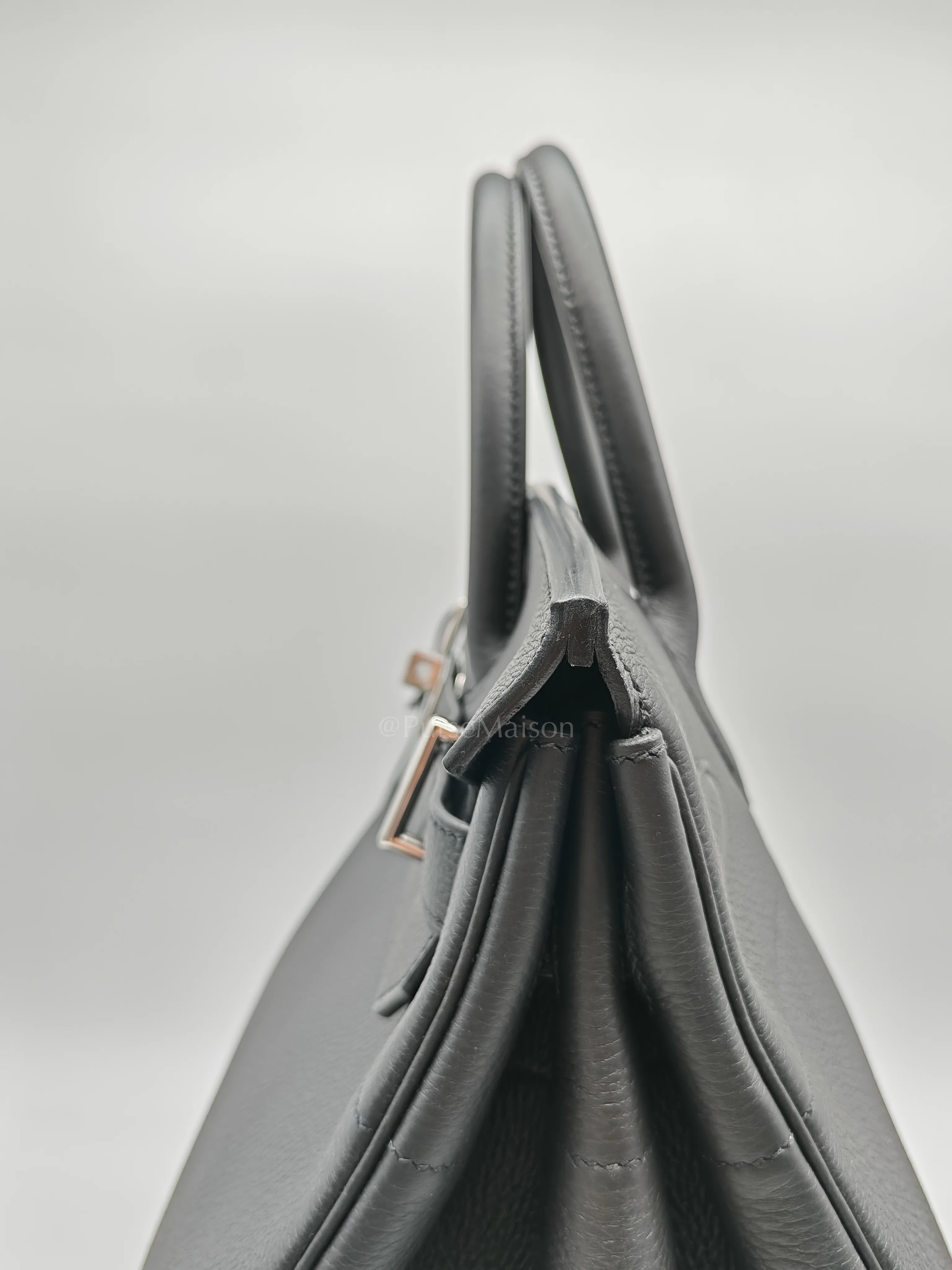 Hermes Haut à Courroies Birkin 40 Togo Leather in Palladium hardware Stamp G(2026) - Image 17