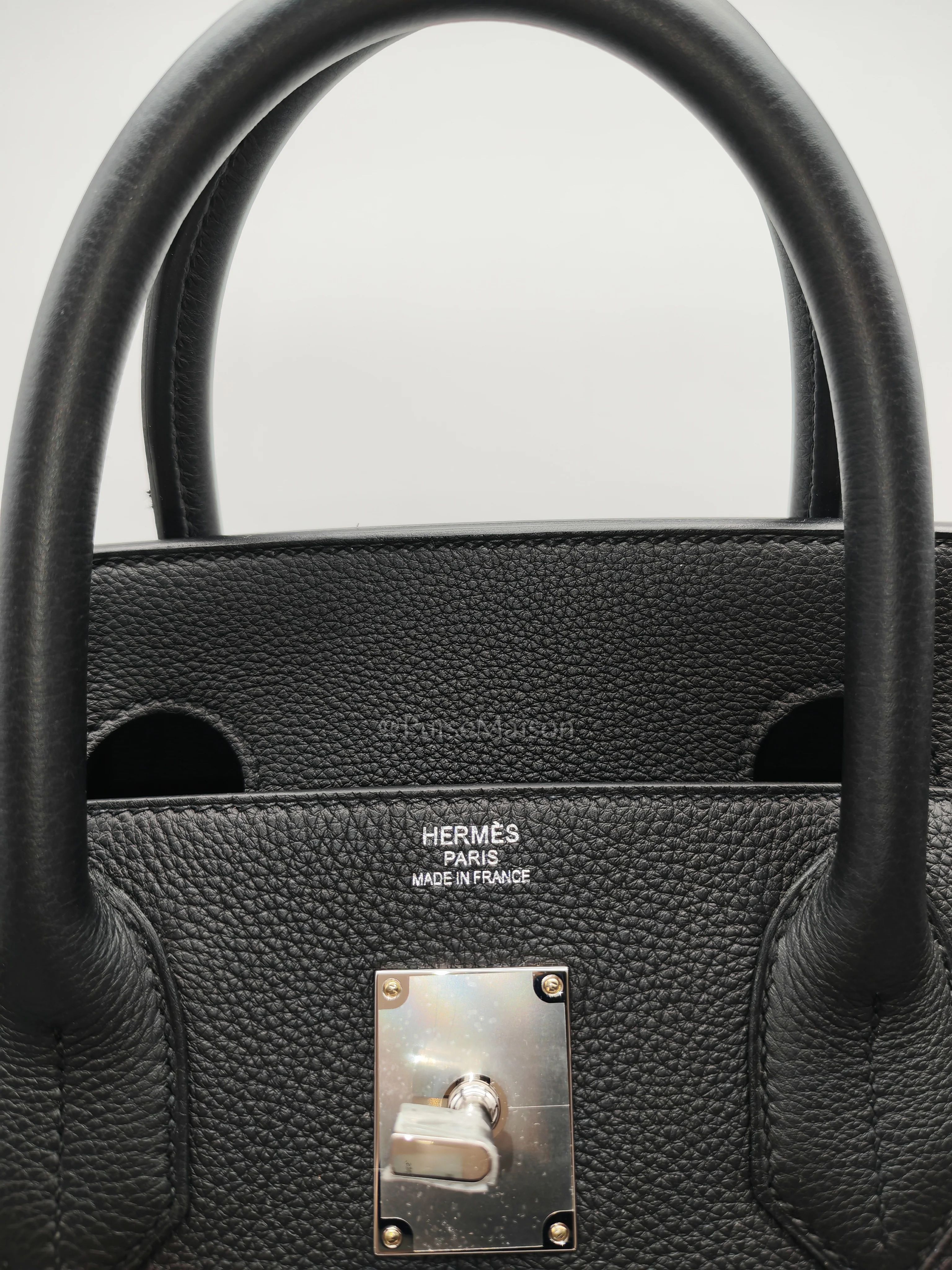 Hermes Haut à Courroies Birkin 40 Togo Leather in Palladium hardware Stamp G(2026) - Image 19