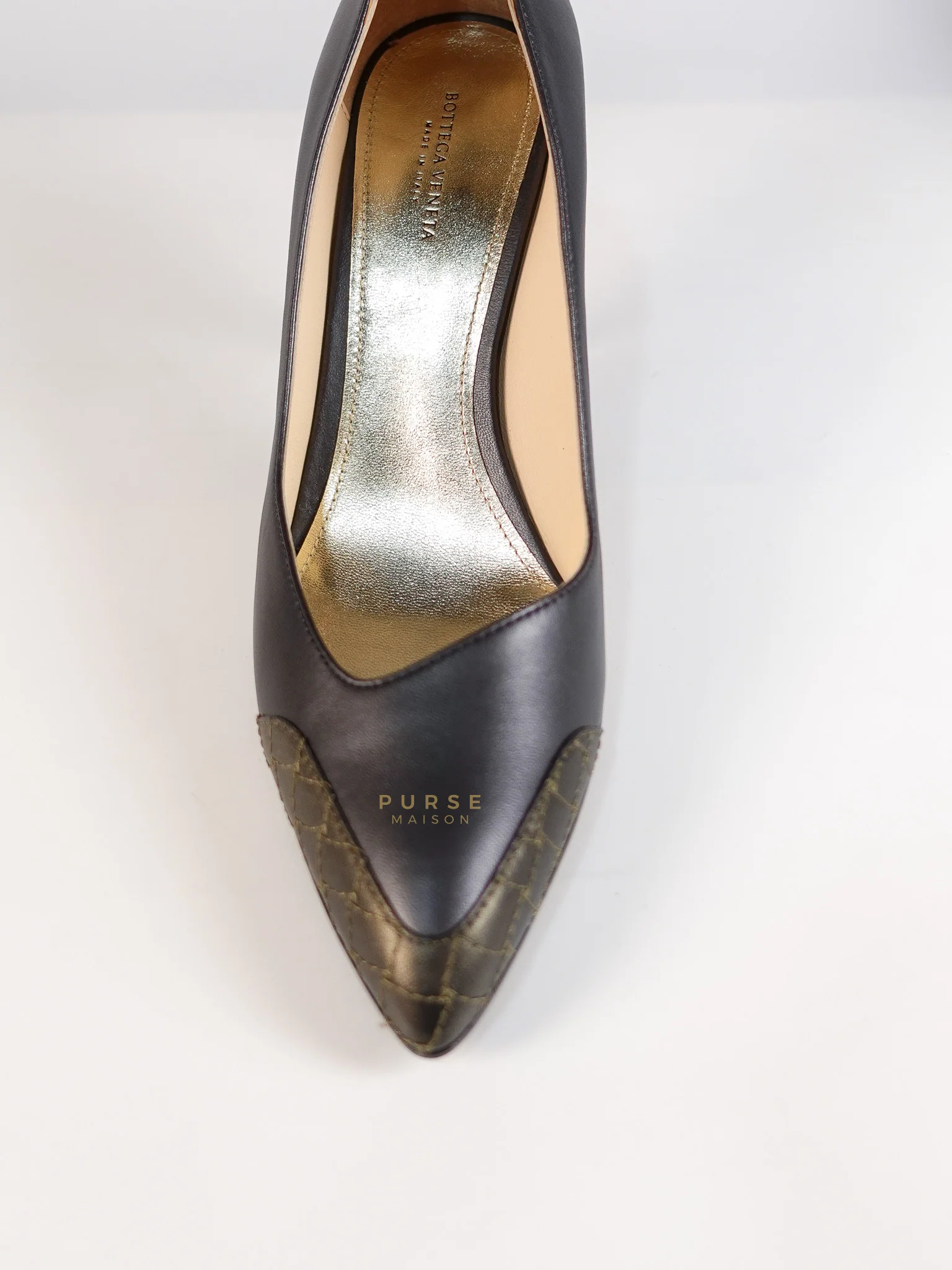 Bottega Veneta Assymetric Heels Shoes in Gray Size 39 EU (24.5cm) - Image 10