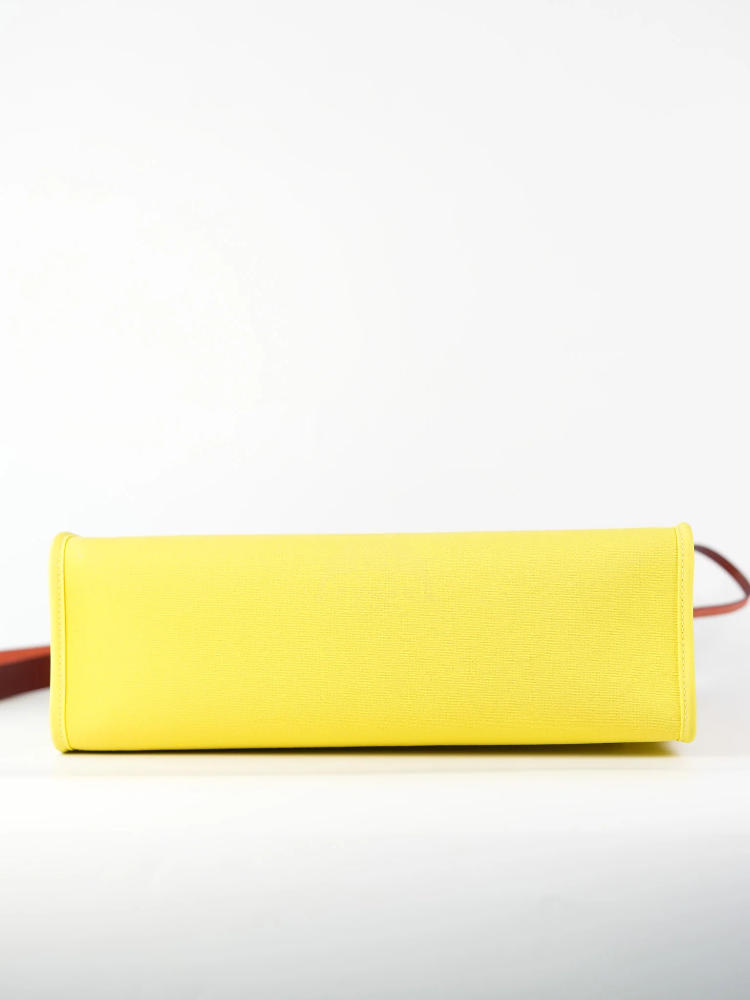 Hermes Herbag 31 in Yellow Green Leather & Palladium Hardware Stamp A (2017) - Image 7