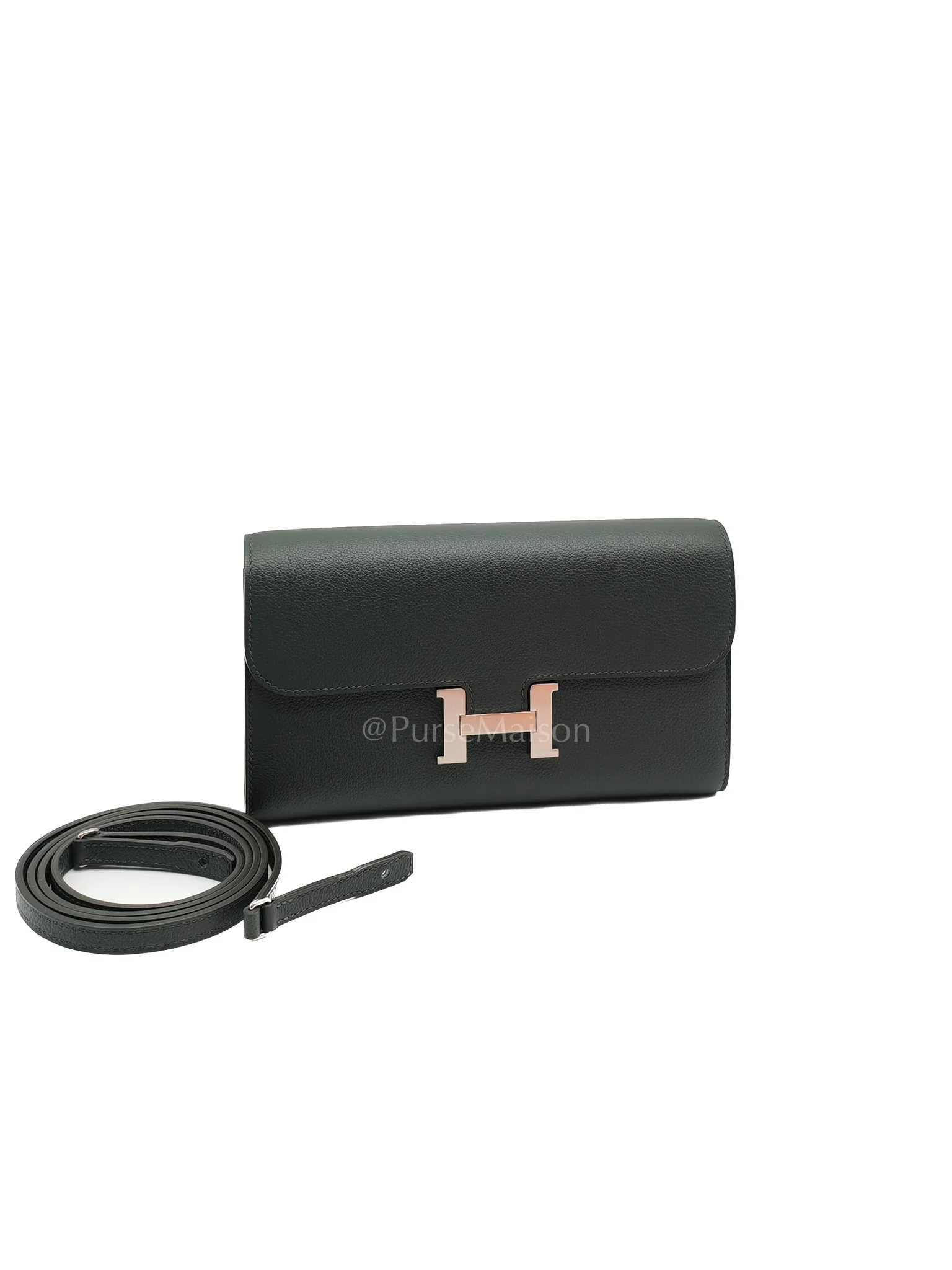 Hermes Constance To Go in Vert Mangrove Evercolor Leather Palladium Hadware Stamp K(2025) - Image 5