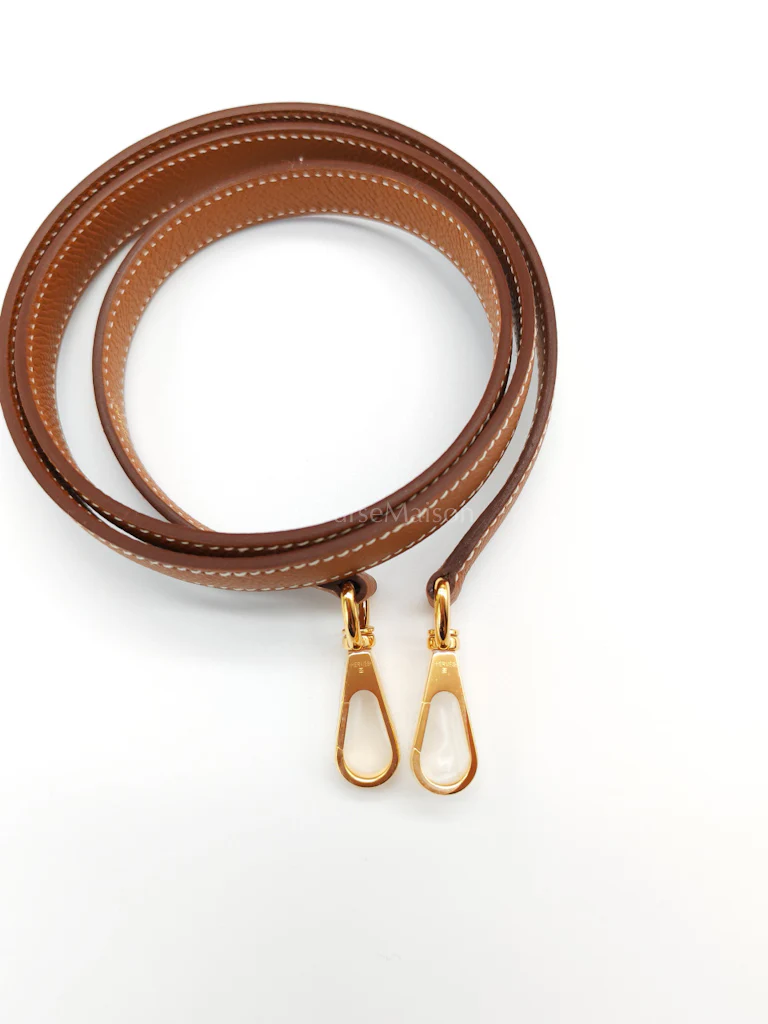 Hermes Evelyne 16 TPM (New Version) Sellier in Gold Epsom Leather and Gold Hardware Stamp K (2025) - Image 15