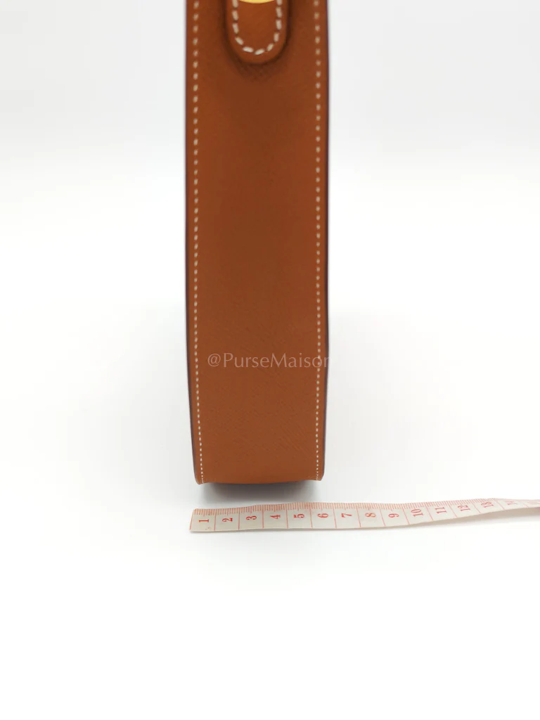 Hermes Evelyne 16 TPM (New Version) Sellier in Gold Epsom Leather and Gold Hardware Stamp K (2025) - Image 20