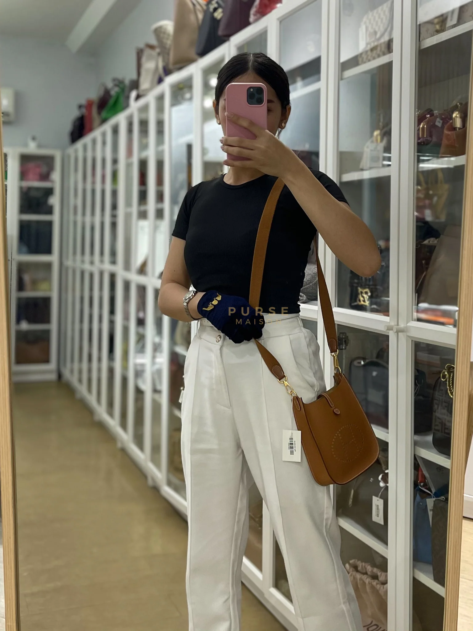 Hermes Evelyne 16 TPM (New Version) Sellier in Gold Epsom Leather and Gold Hardware Stamp K (2025) - Image 22