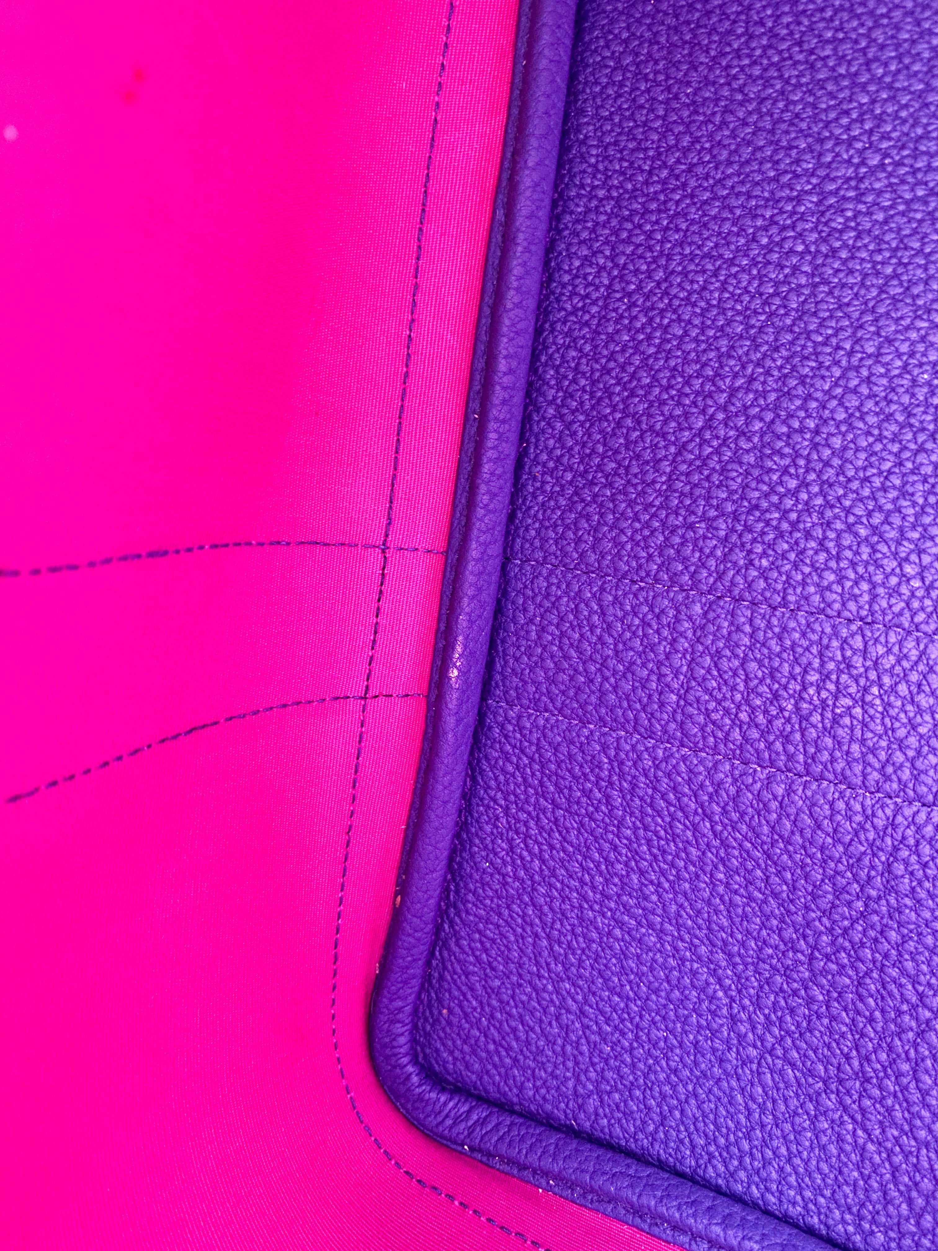 Hermes Hermes Garden Party 36 Magnolia & Bleu Brighton Canvas & Negonda Leather in Palladium Hardware Stamp C (2018) - Image 26