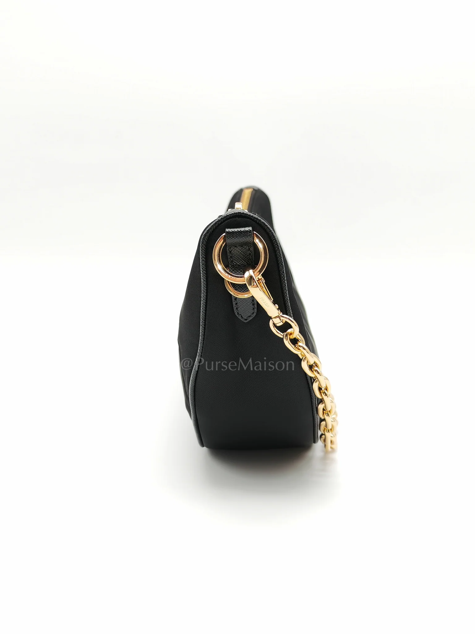 Prada Re-Nylon Demi Lune Bandoliera Crossbody Bag - Image 6