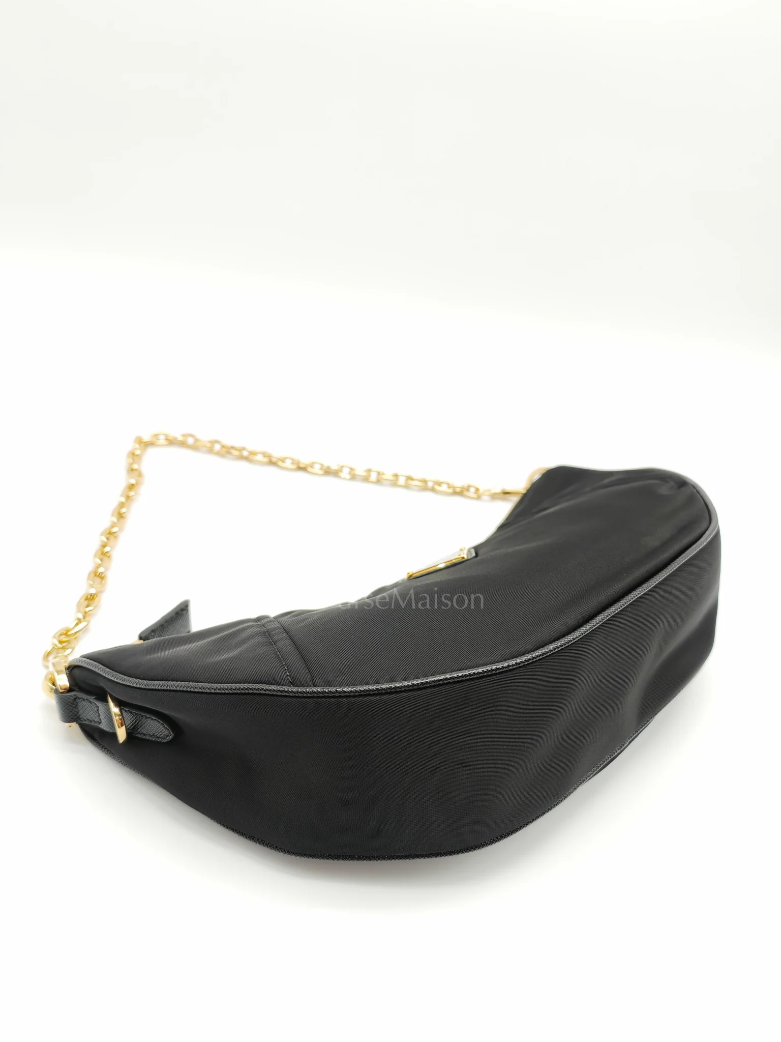 Prada Re-Nylon Demi Lune Bandoliera Crossbody Bag - Image 8