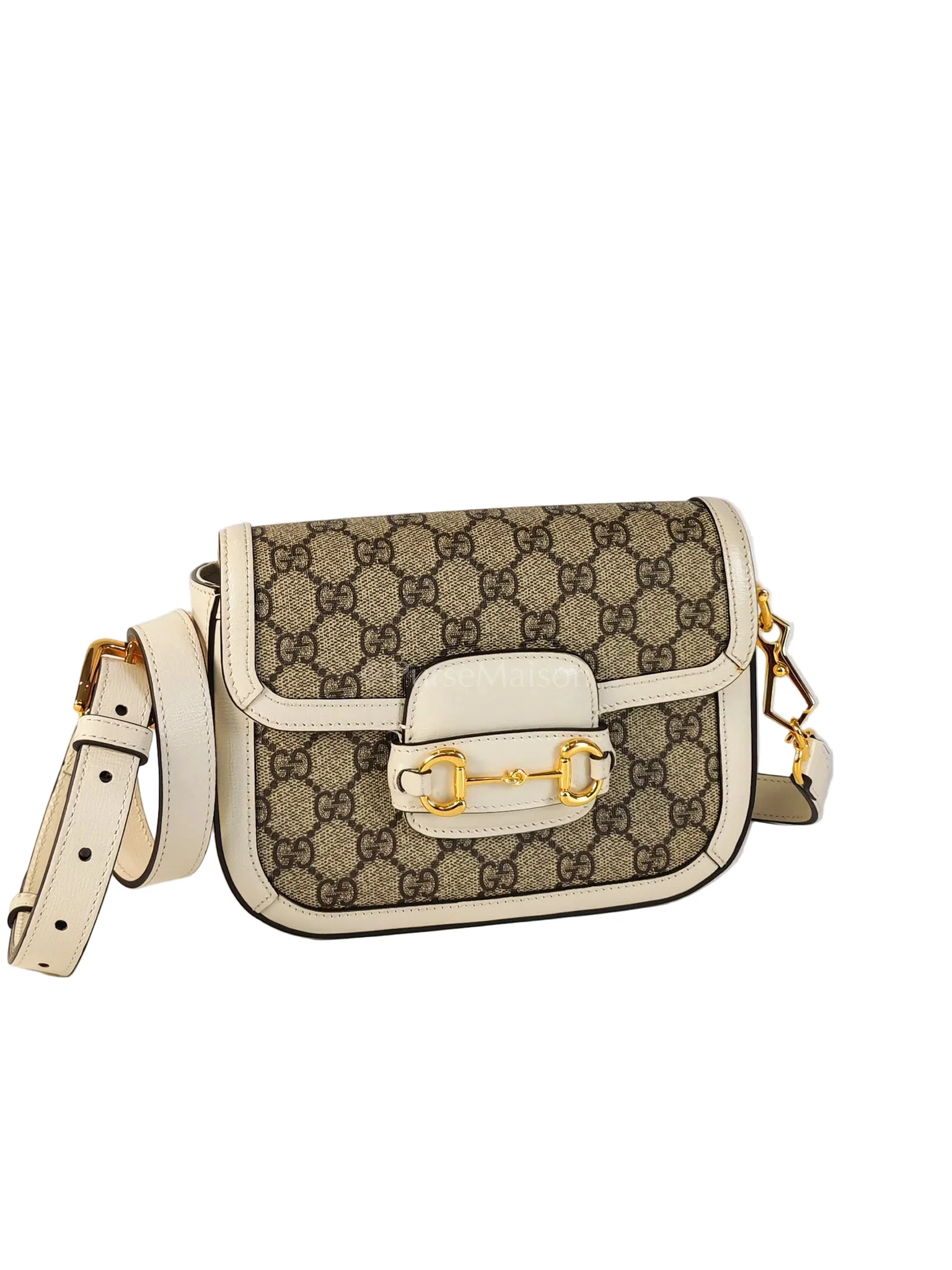 Gucci Horsebit 1955 Mini Sling Bag in GG Supreme Coated Canvas - Image 2