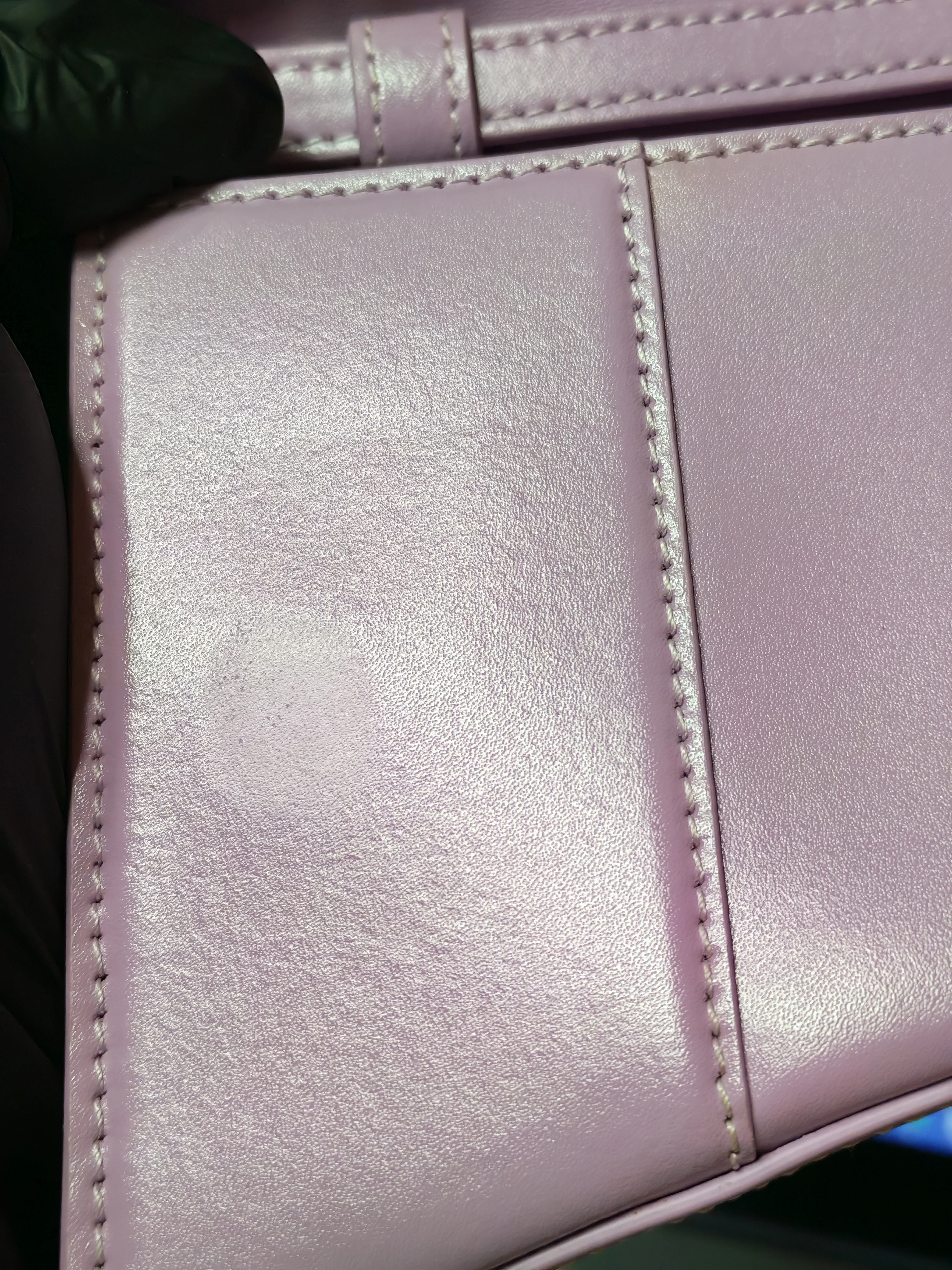 Balenciaga Hourglass Stretch in Light Purplish Pink in Smooth Calfskin Leather Shoulder Bag - Image 48