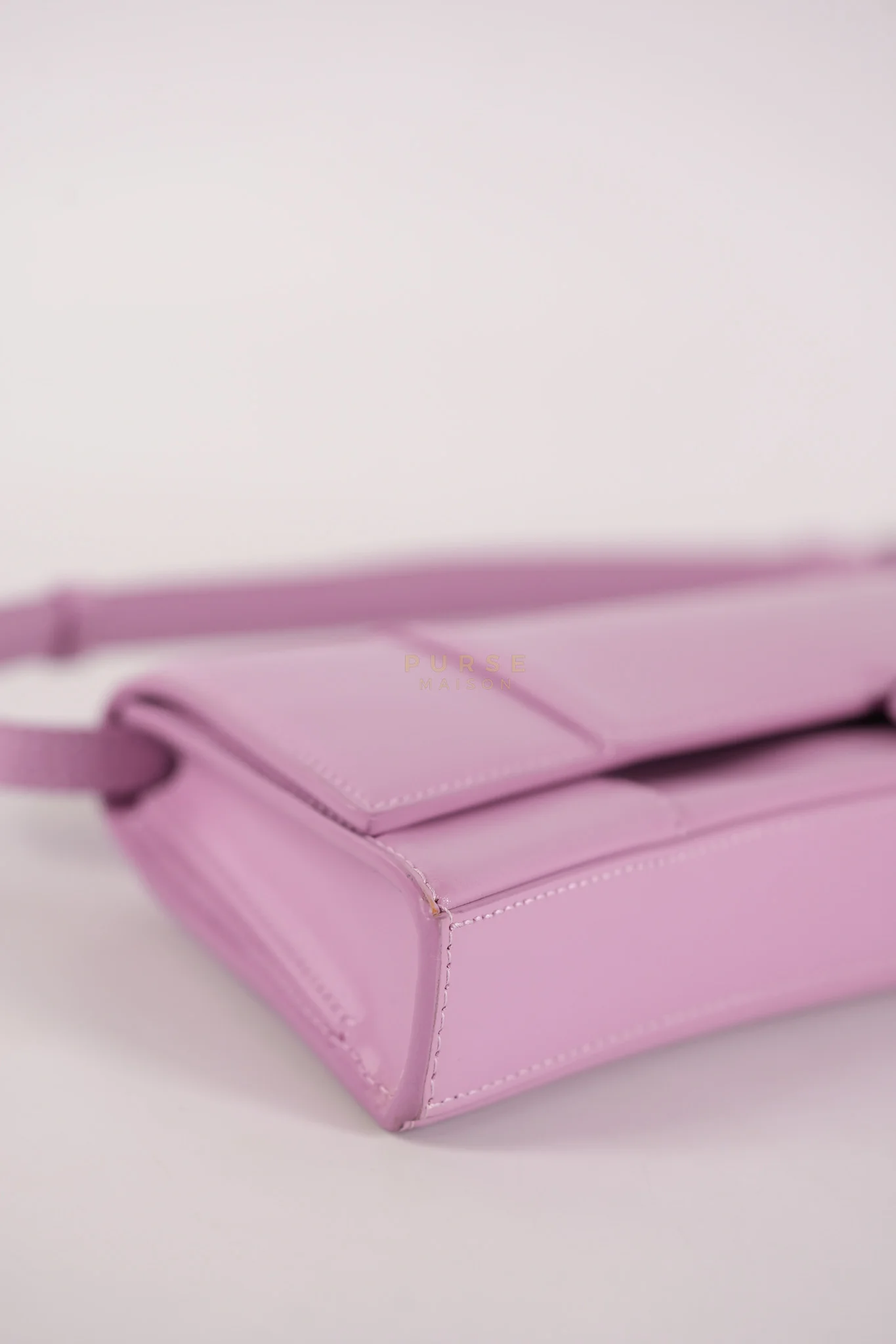 Balenciaga Hourglass Stretch in Light Purplish Pink in Smooth Calfskin Leather Shoulder Bag - Image 8