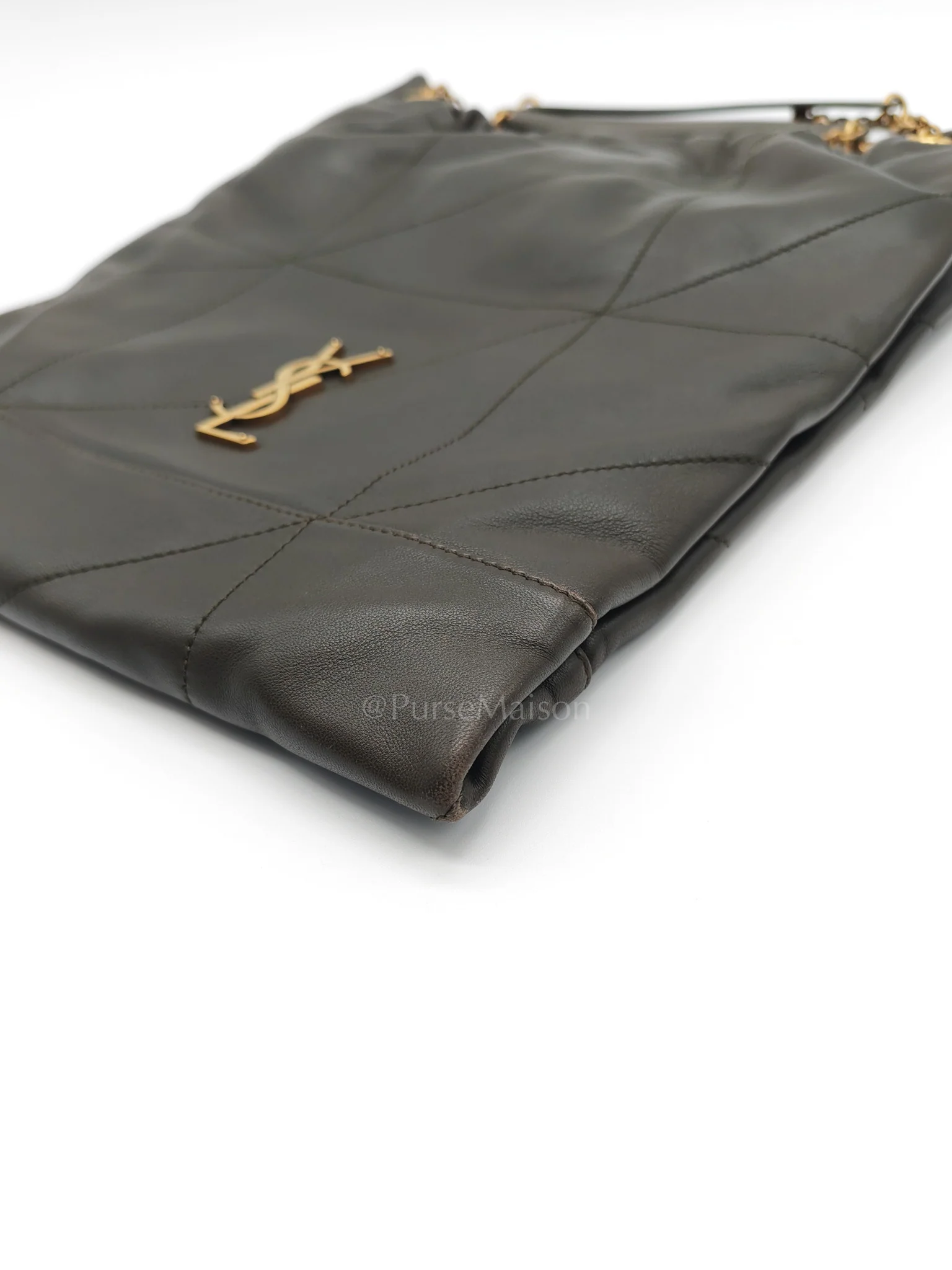Yves Saint Laurent Jamie Pochon in Light Musk Lambskin Leather Gold Hardware - Image 10