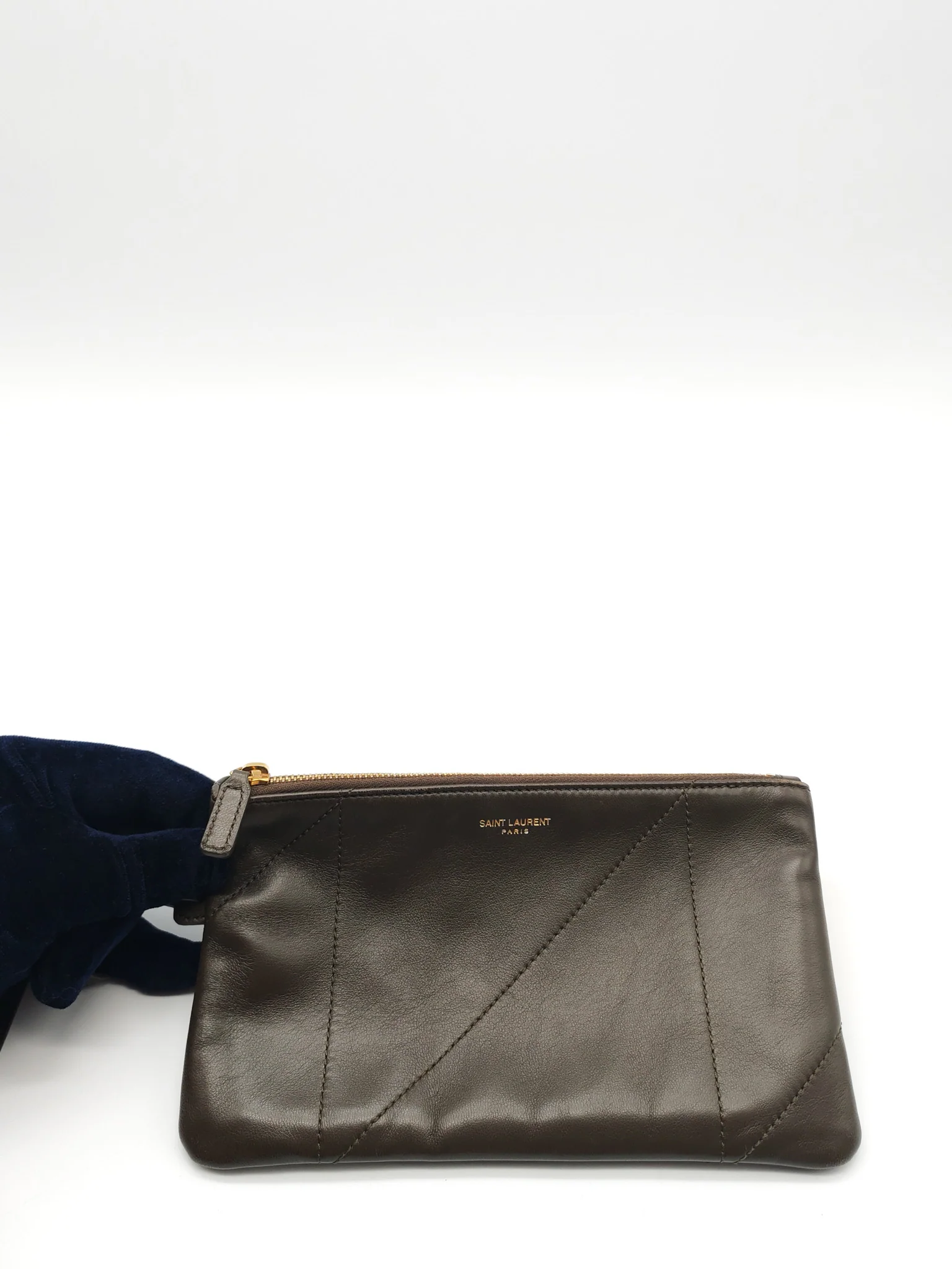 Yves Saint Laurent Jamie Pochon in Light Musk Lambskin Leather Gold Hardware - Image 19