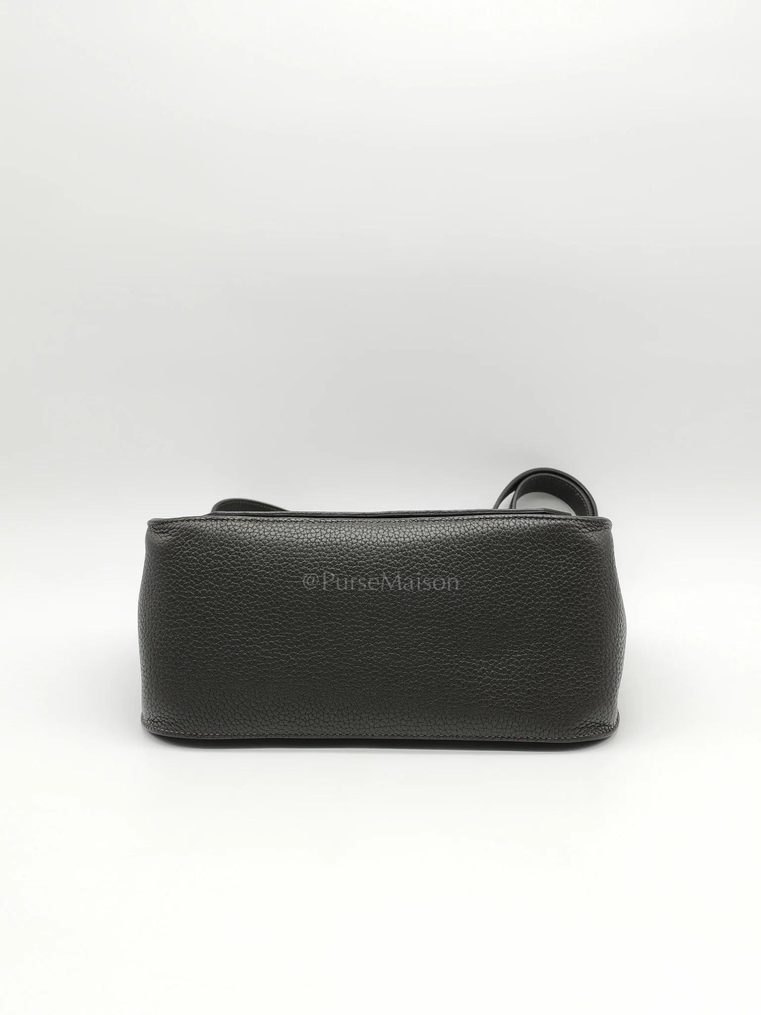 Hermes Jypsiere 28 in Gris Etain Clemence Leather & Palladium Hardware Stamp B (2023) - Image 7
