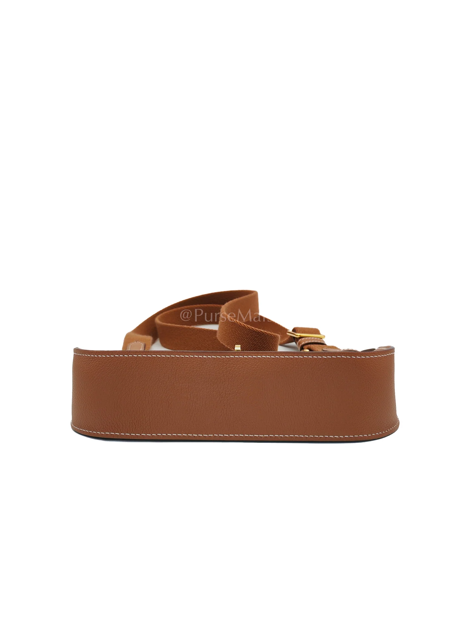 Hermes Jypsiere Mini Gold Evercolor Leather in Gold Hardware Stamp U(2022) - Image 7