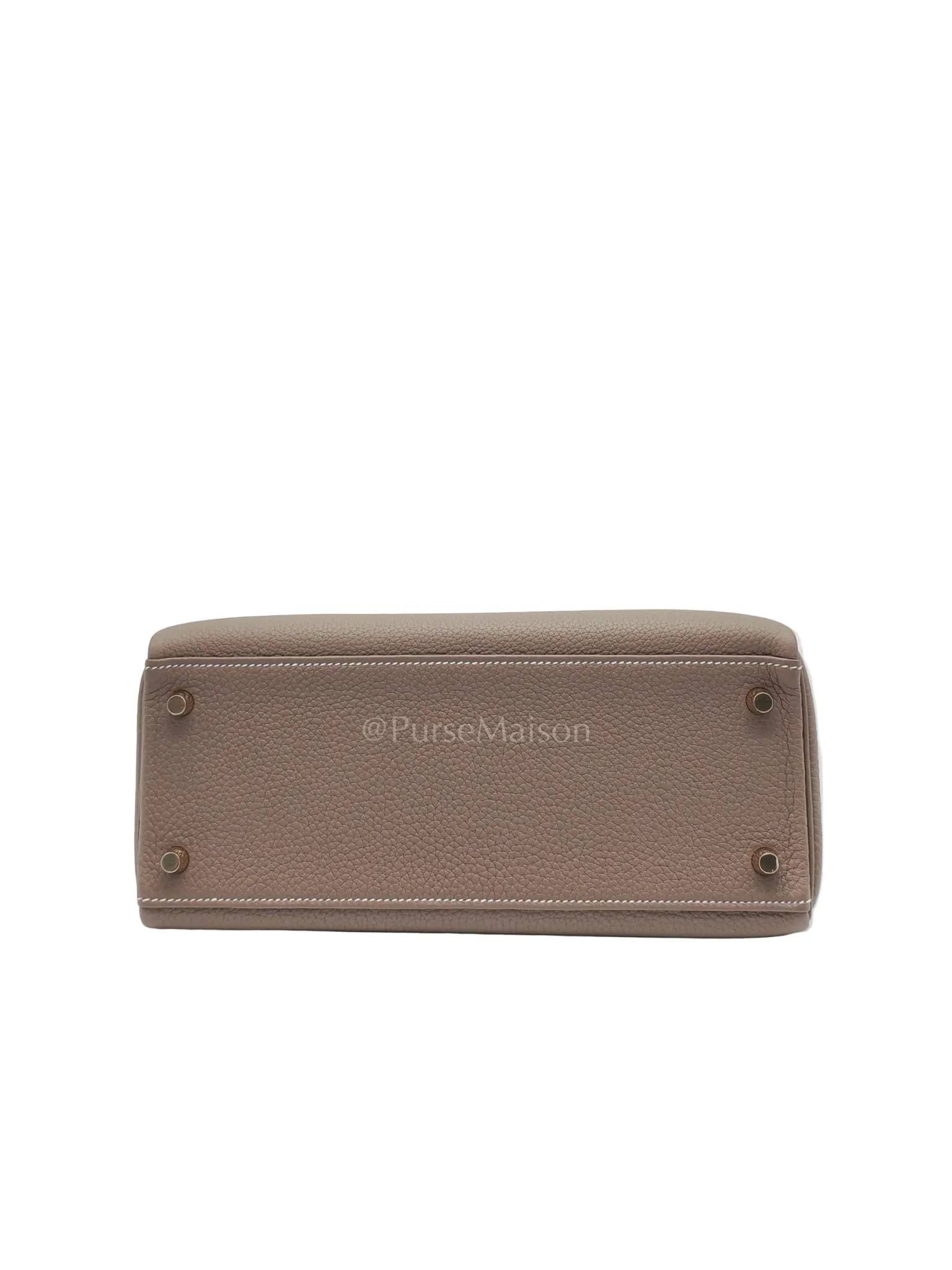 Hermes Kelly 28 Retourne in Etoupe Togo Leather and Gold Hardware Stamp U (2022) - Image 7