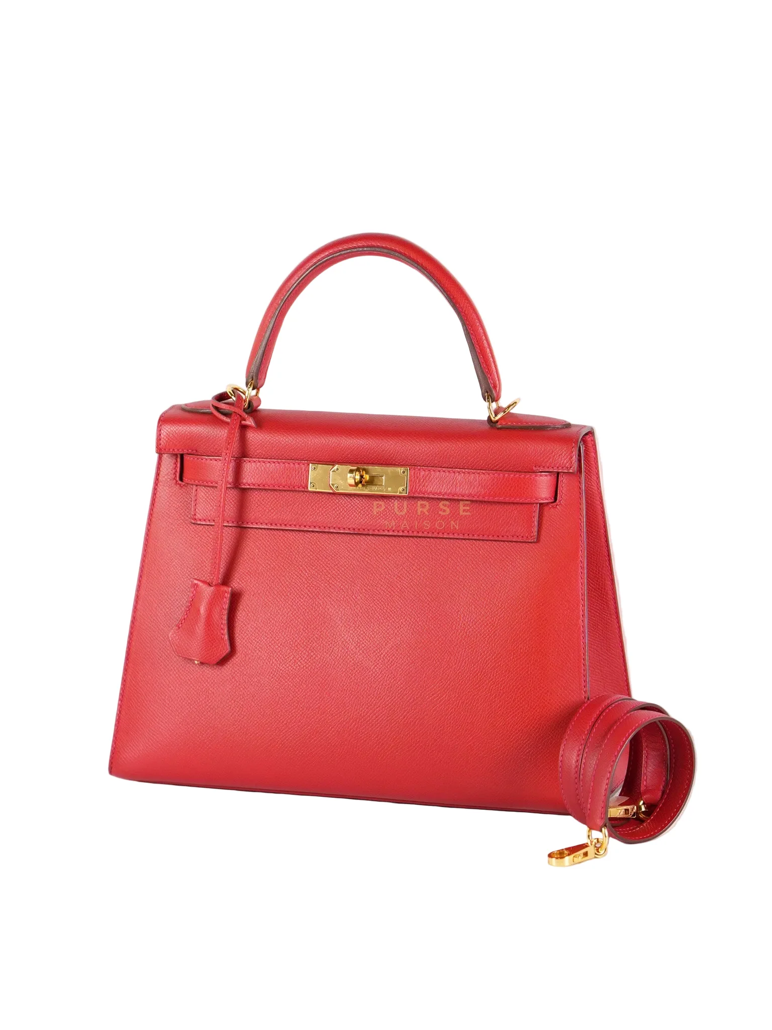 Hermes Kelly 28 Sellier Rogue Casaque Epsom Leather and Gold Hardware Stamp A (2017) - Image 3