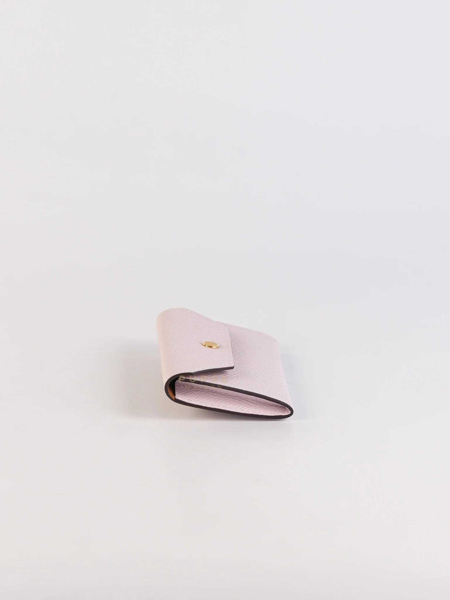 Hermes Kelly Pocket Belt Mauve Pale Epsom in Gold Hardware Stamp W (2024) - Image 11