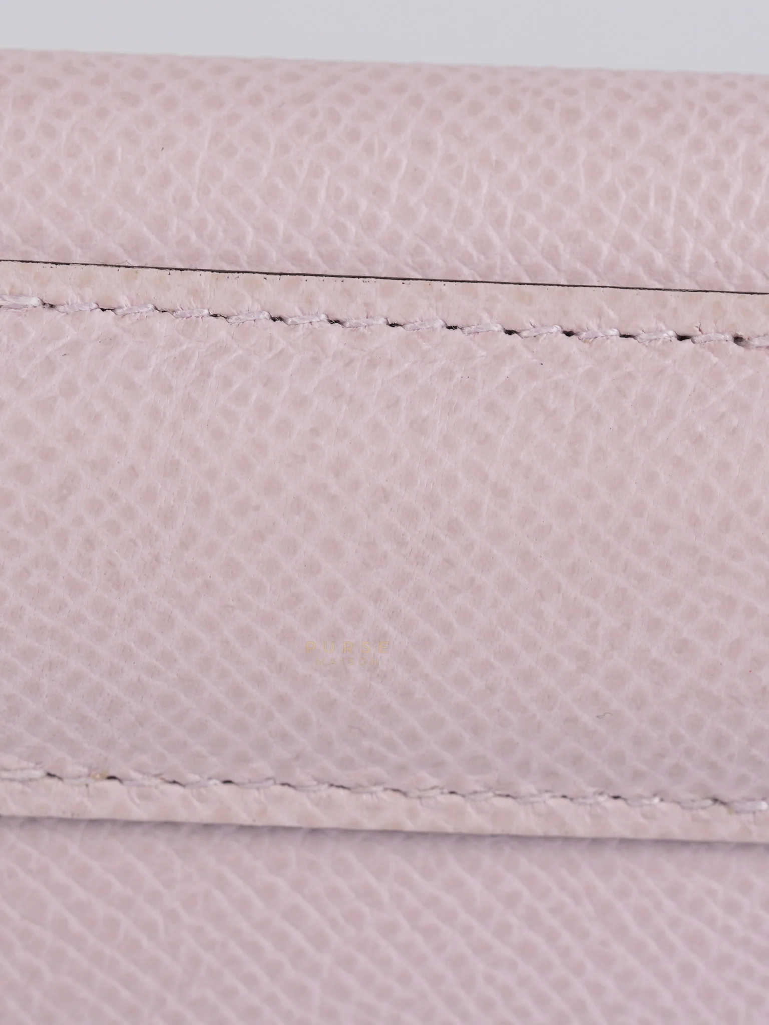 Hermes Kelly Pocket Belt Mauve Pale Epsom in Gold Hardware Stamp W (2024) - Image 22