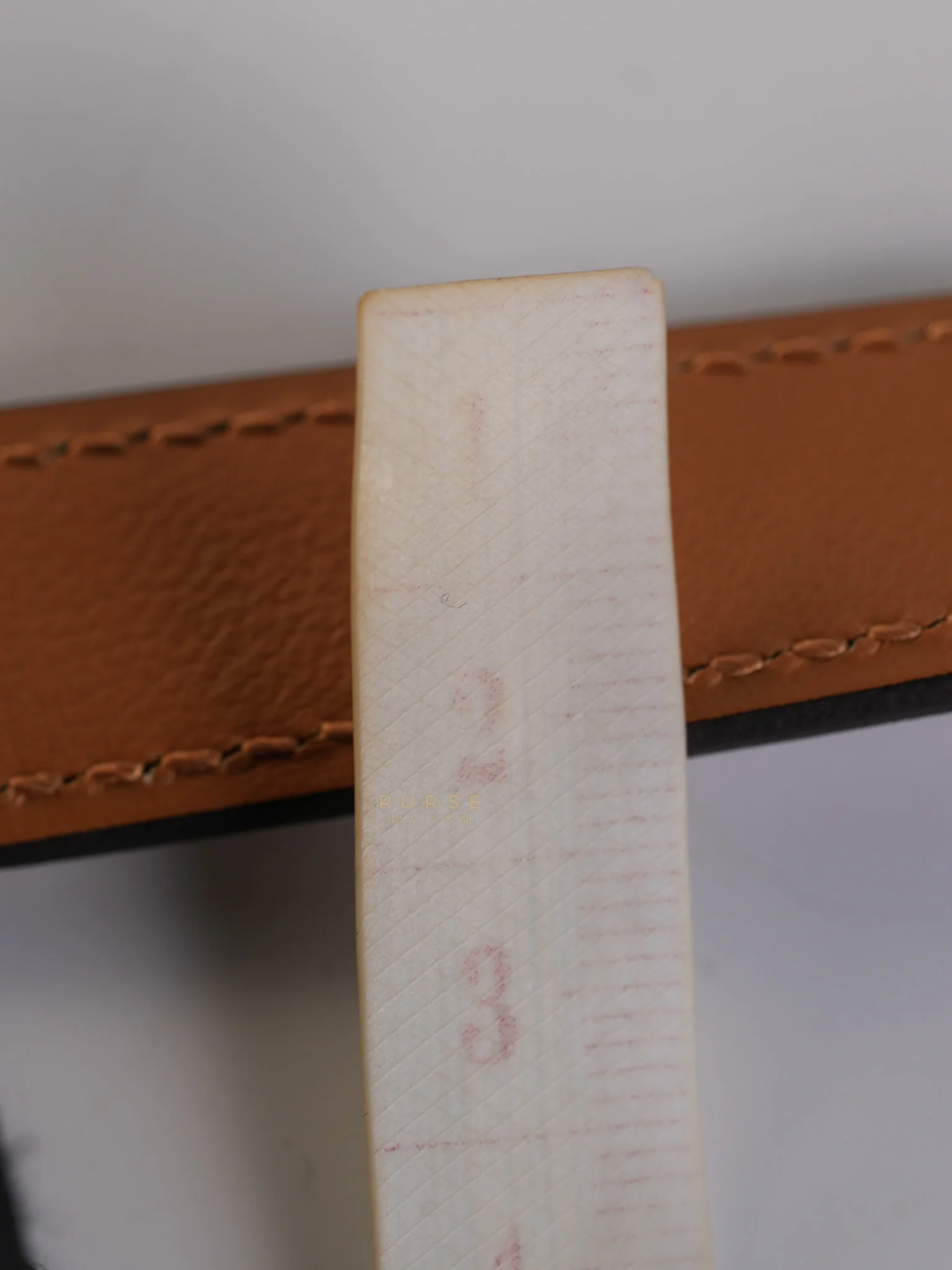 Hermes Kelly Pocket Belt Mauve Pale Epsom in Gold Hardware Stamp W (2024) - Image 34