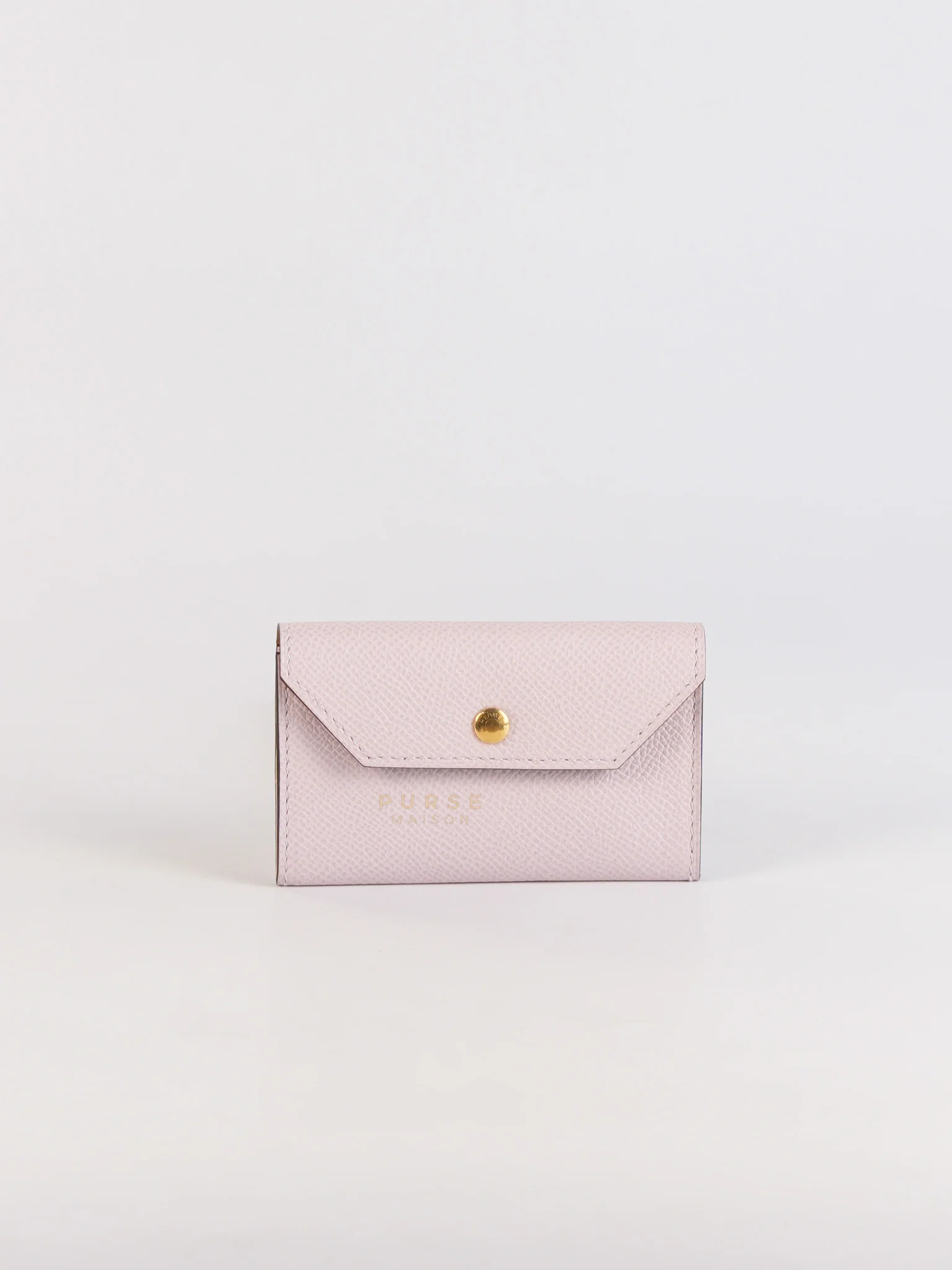 Hermes Kelly Pocket Belt Mauve Pale Epsom in Gold Hardware Stamp W (2024) - Image 5