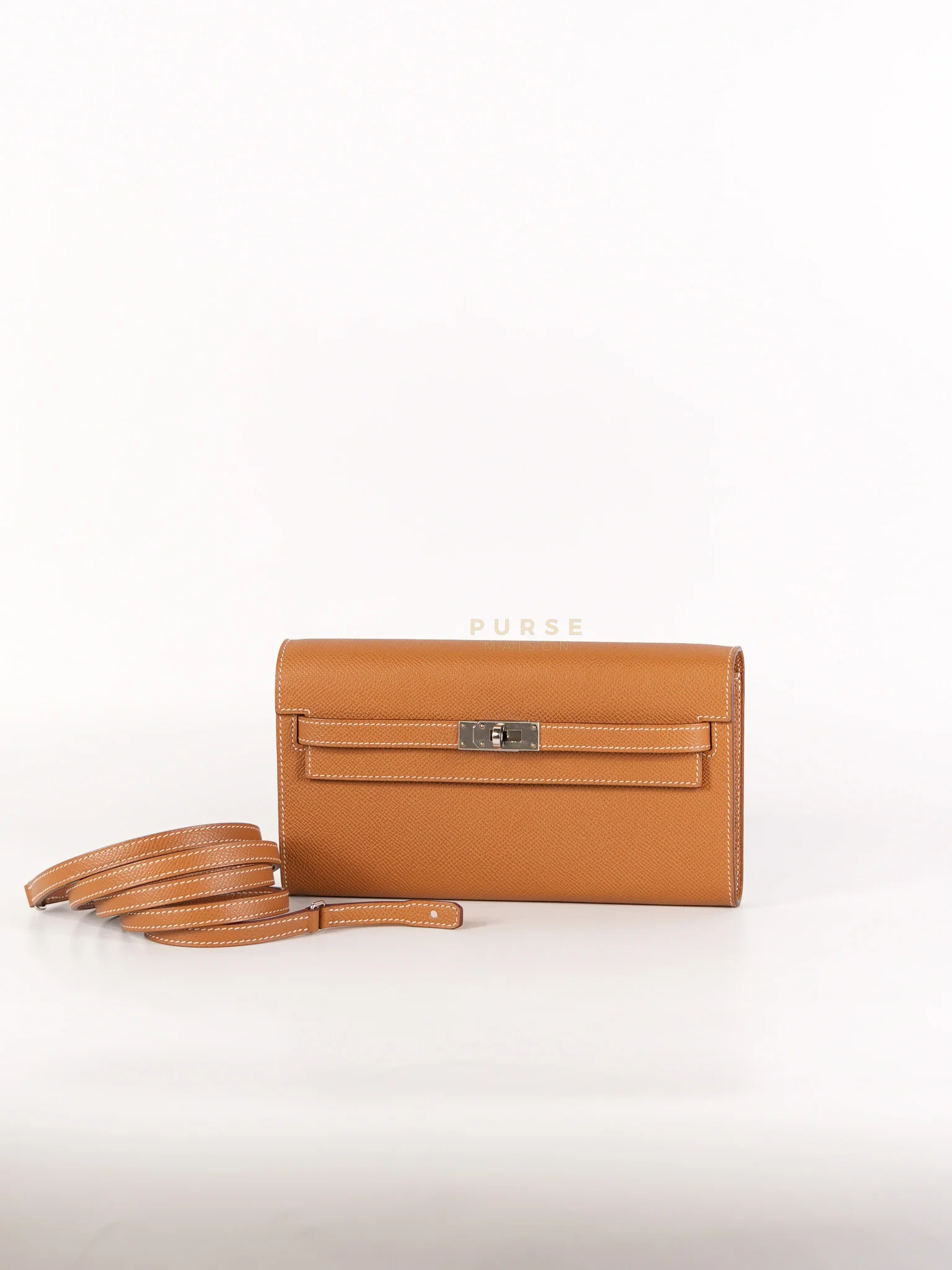 Hermes Kelly to Go in Gold Epsom Leather Palladium Hardware Stamp U(2022) - Image 2