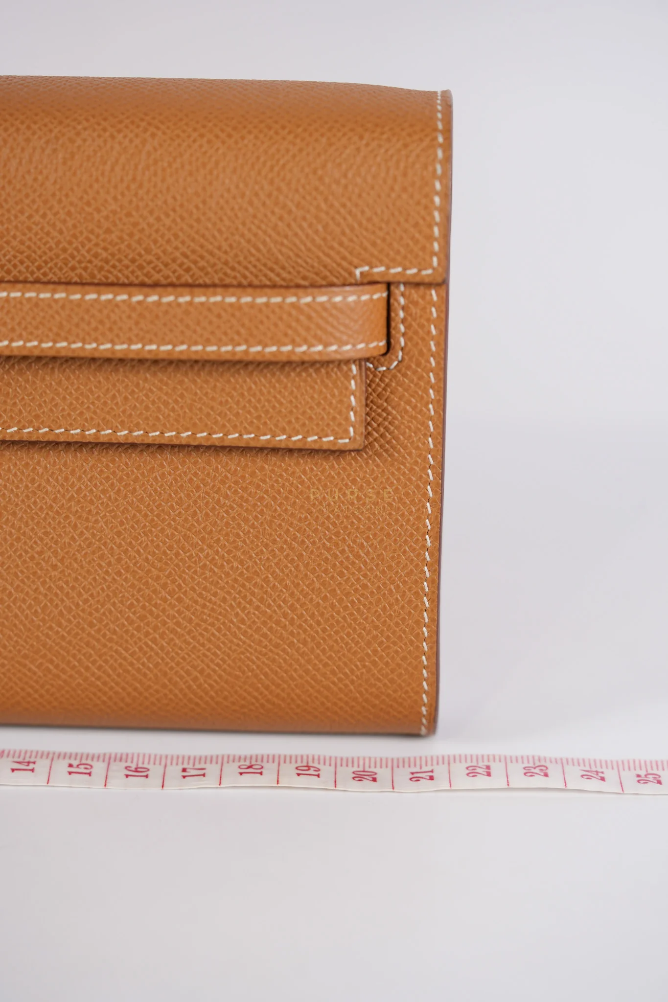 Hermes Kelly to Go in Gold Epsom Leather Palladium Hardware Stamp U(2022) - Image 23