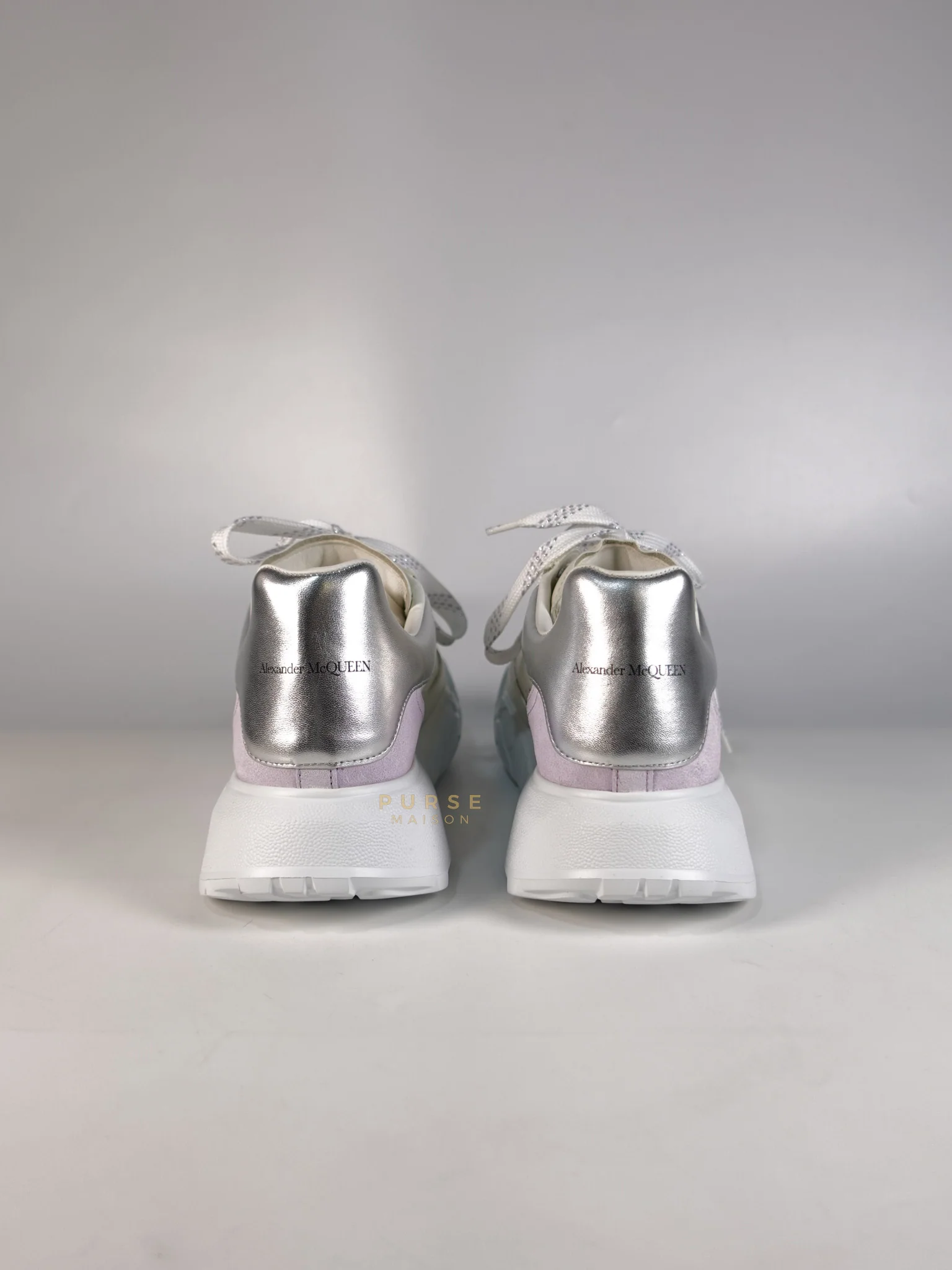 Alexander McQueen New Court Lace Up Shoes in White for Women Size 39 EU (24.5 cm) - Image 3