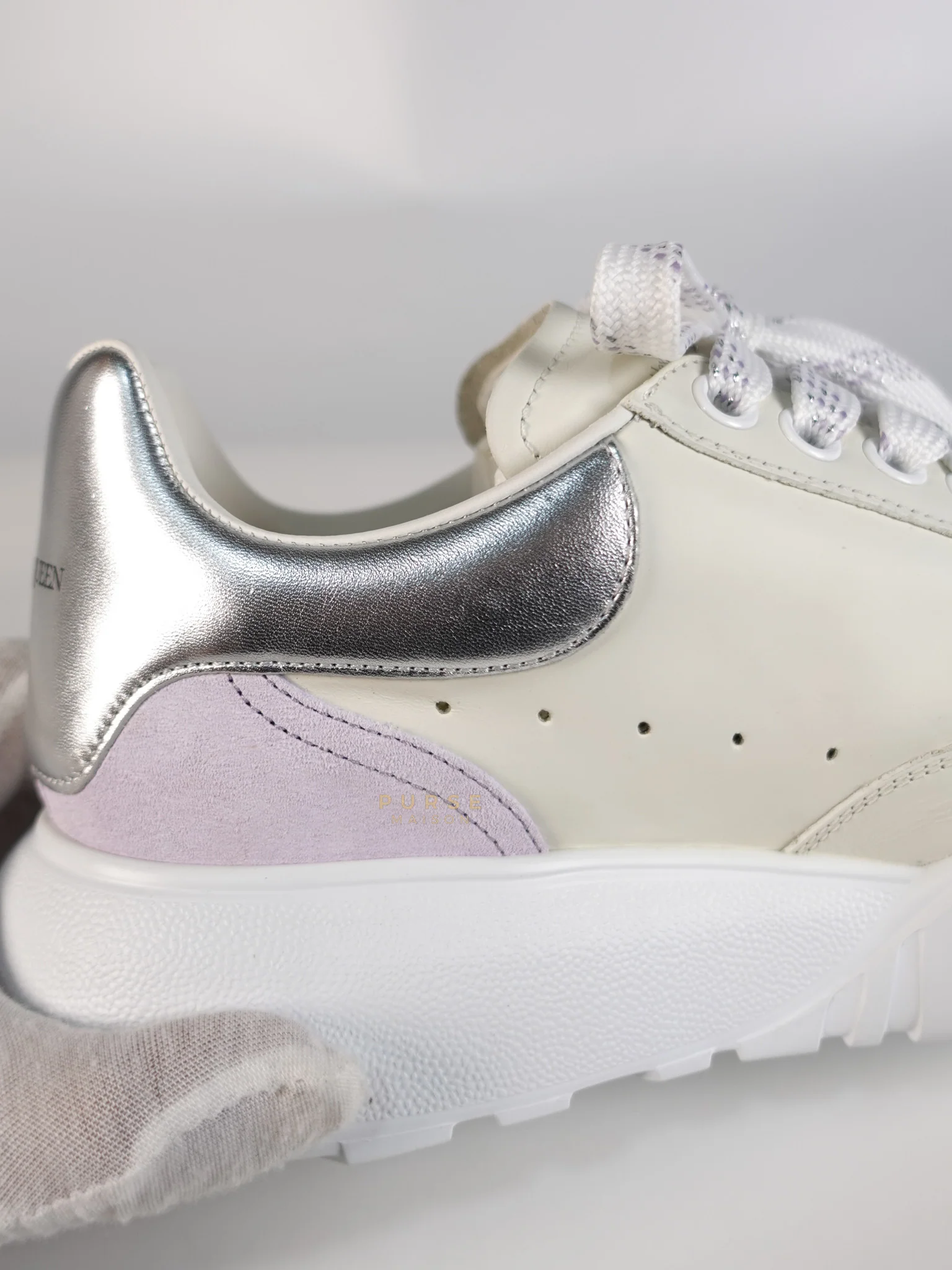 Alexander McQueen New Court Lace Up Shoes in White for Women Size 39 EU (24.5 cm) - Image 36