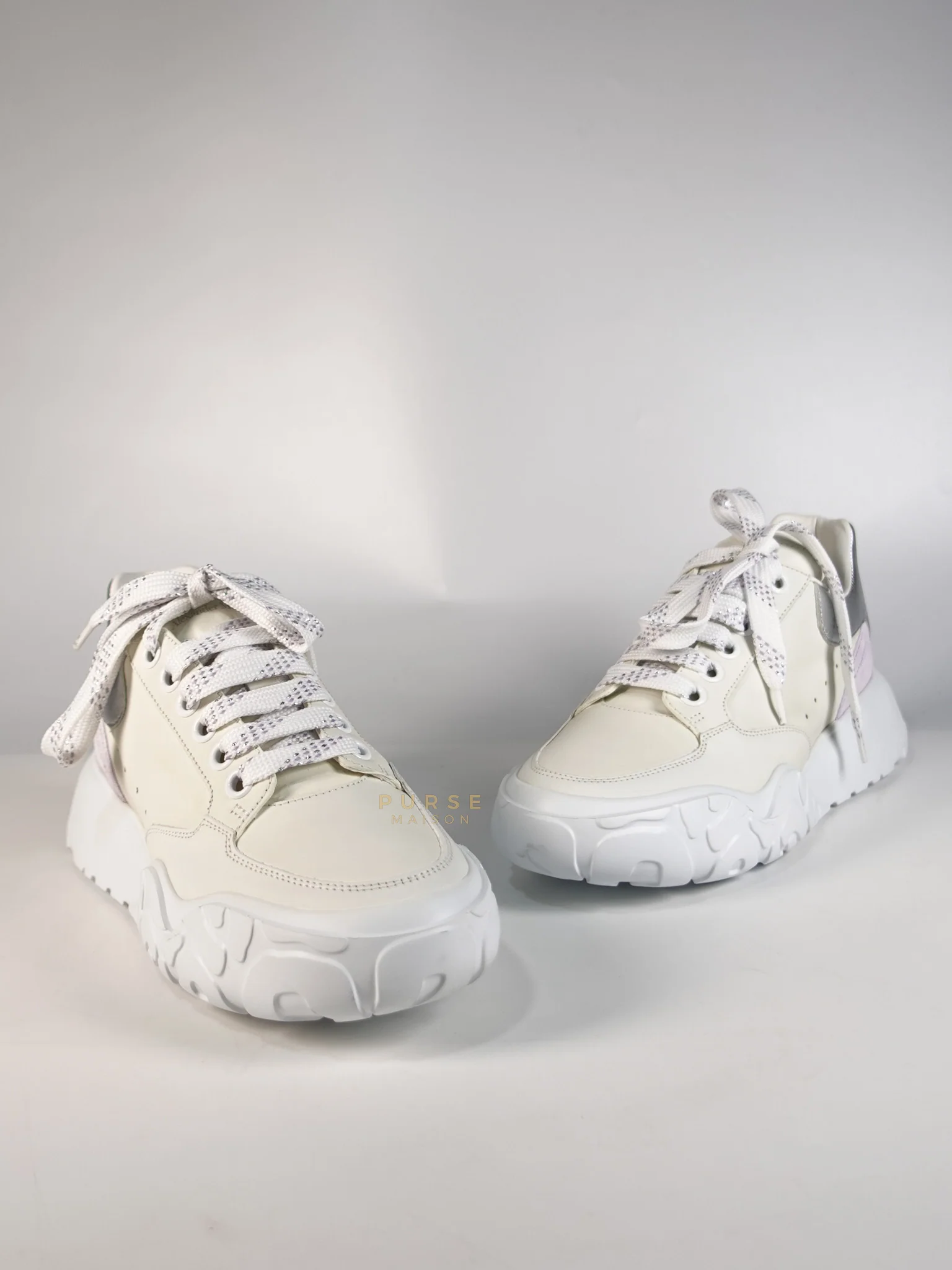 Alexander McQueen New Court Lace Up Shoes in White for Women Size 39 EU (24.5 cm) - Image 39