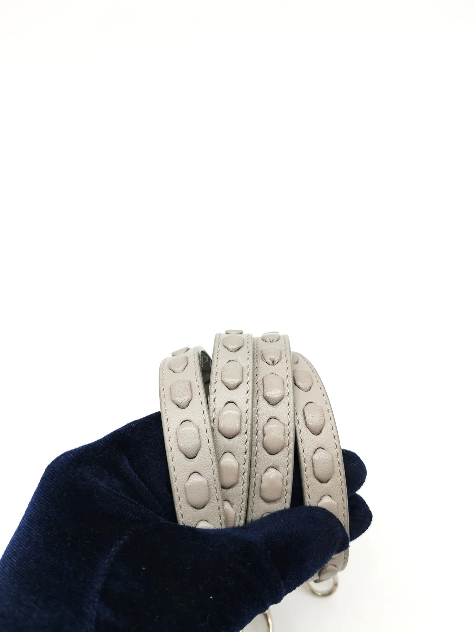 Christian Dior Lady Dior Vintage Medium in Gray Quilted Cannage Lambskin Leather & Silver Hardware - Image 50