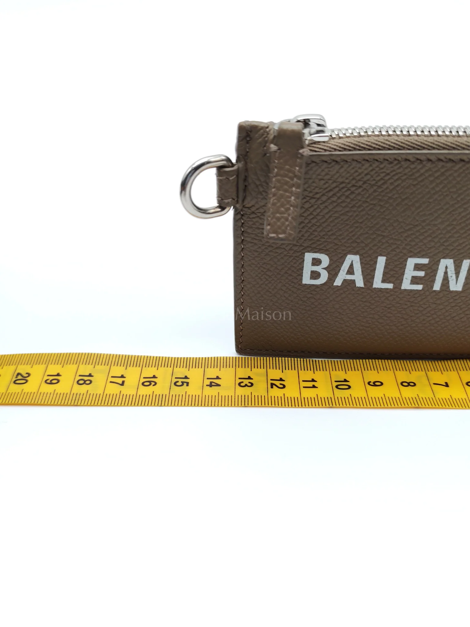 Balenciaga Cash Card Holder and Lanyard in Grained Calfskin Leather - Image 21