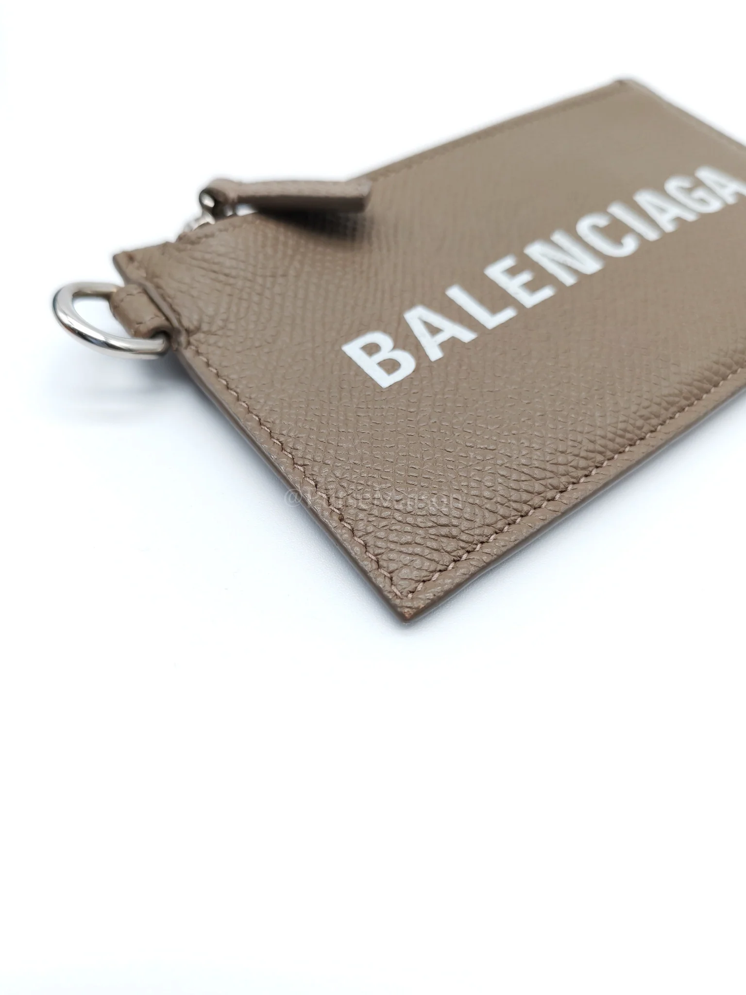 Balenciaga Cash Card Holder and Lanyard in Grained Calfskin Leather - Image 8