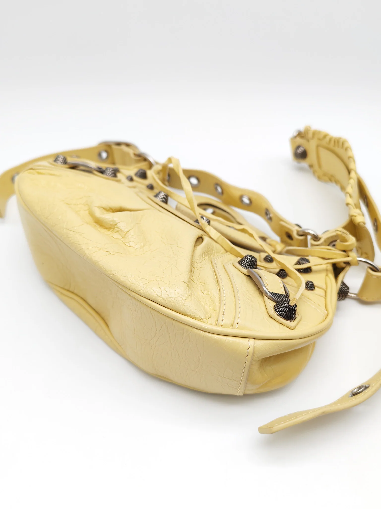 Balenciaga Le Cagole Butter Yellow Shoulder Bag - Image 10
