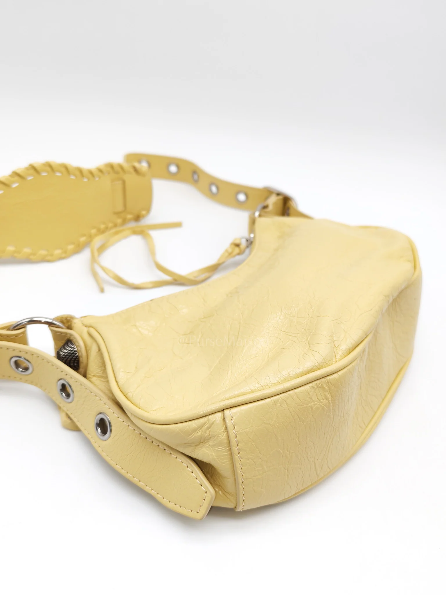 Balenciaga Le Cagole Butter Yellow Shoulder Bag - Image 11