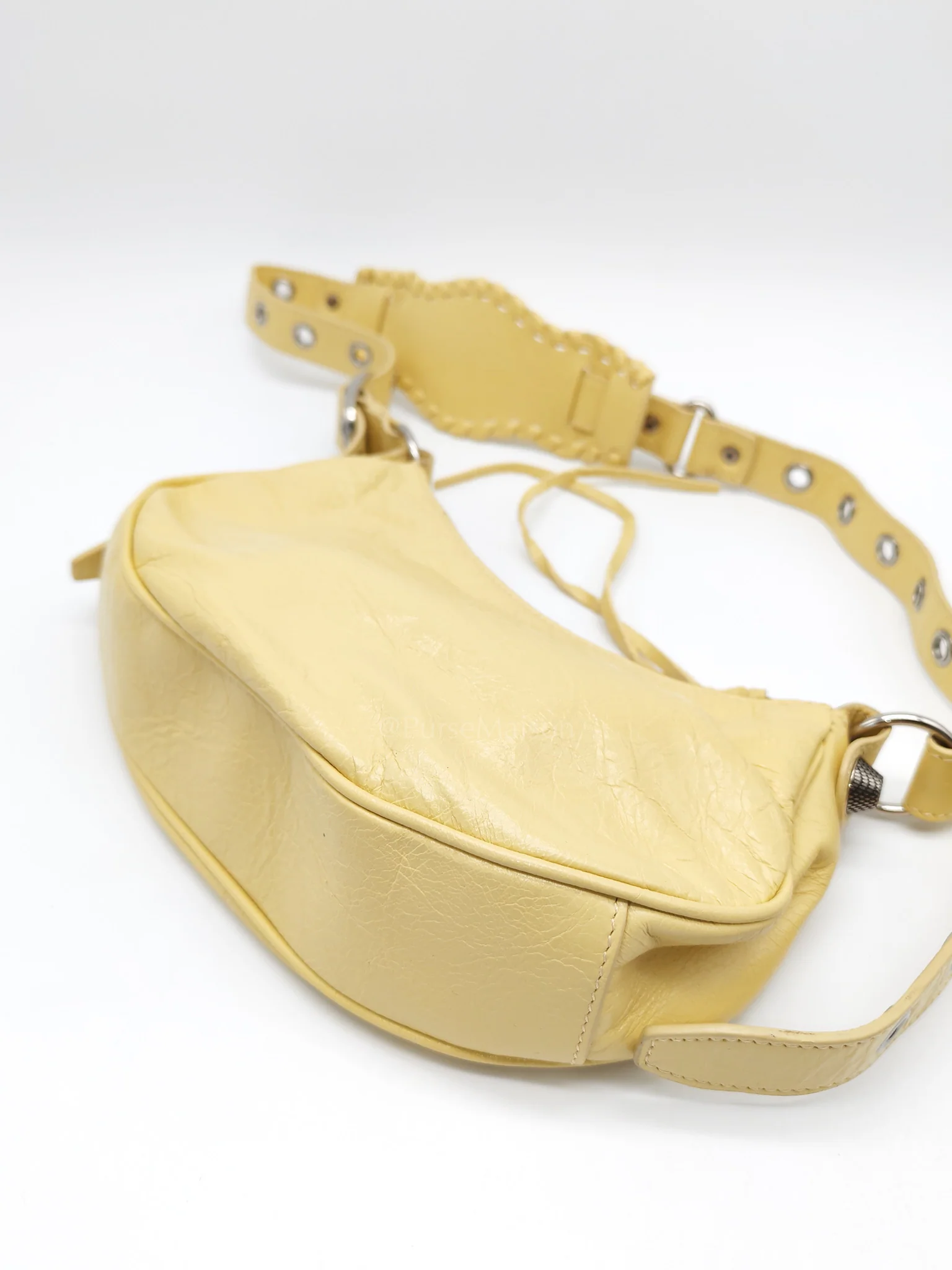 Balenciaga Le Cagole Butter Yellow Shoulder Bag - Image 12