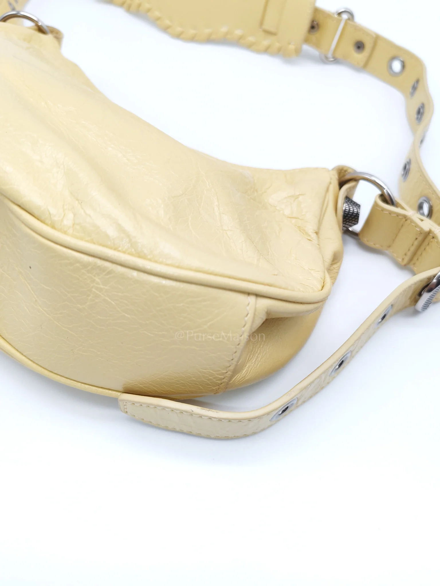 Balenciaga Le Cagole Butter Yellow Shoulder Bag - Image 17