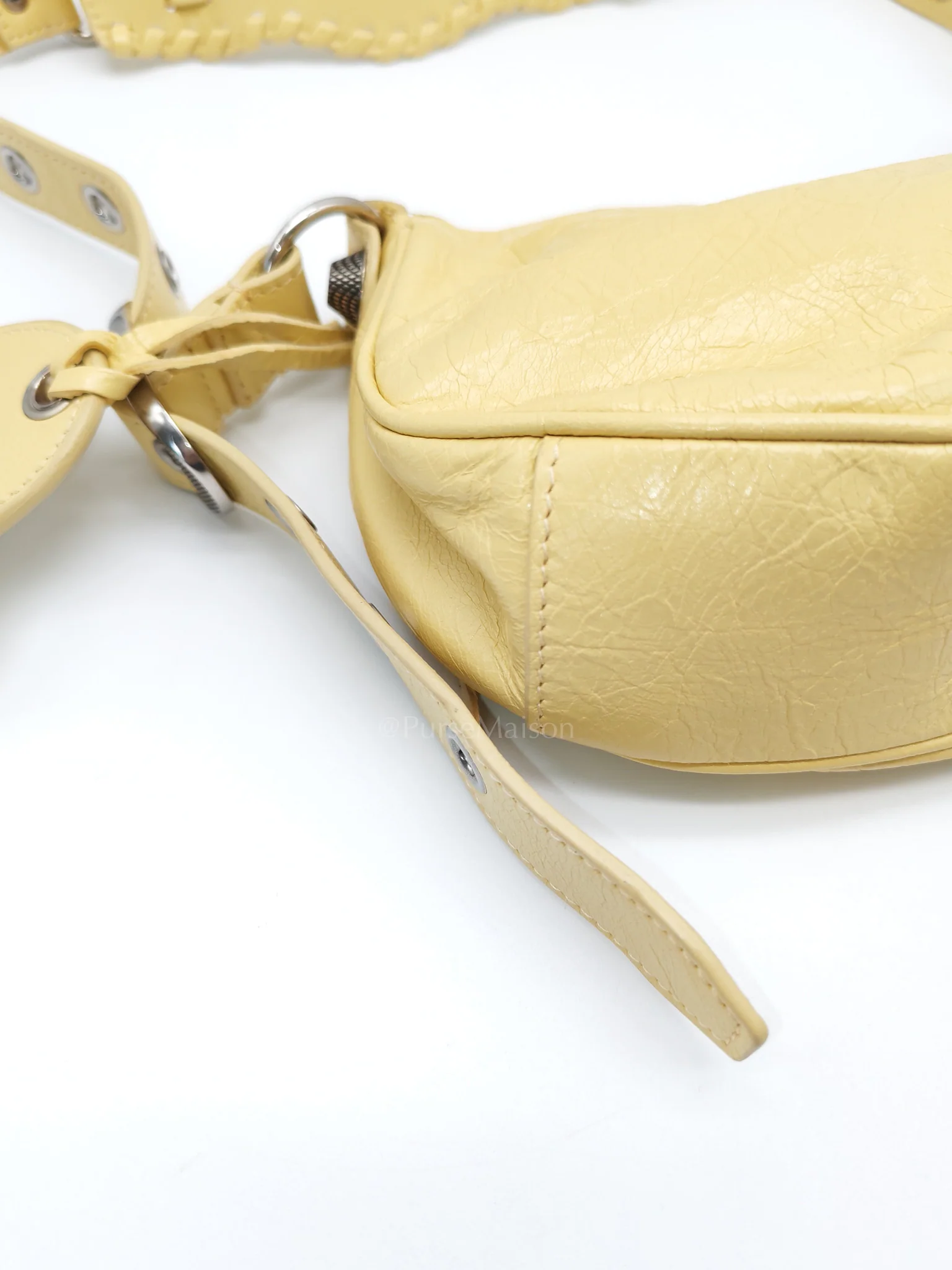 Balenciaga Le Cagole Butter Yellow Shoulder Bag - Image 18
