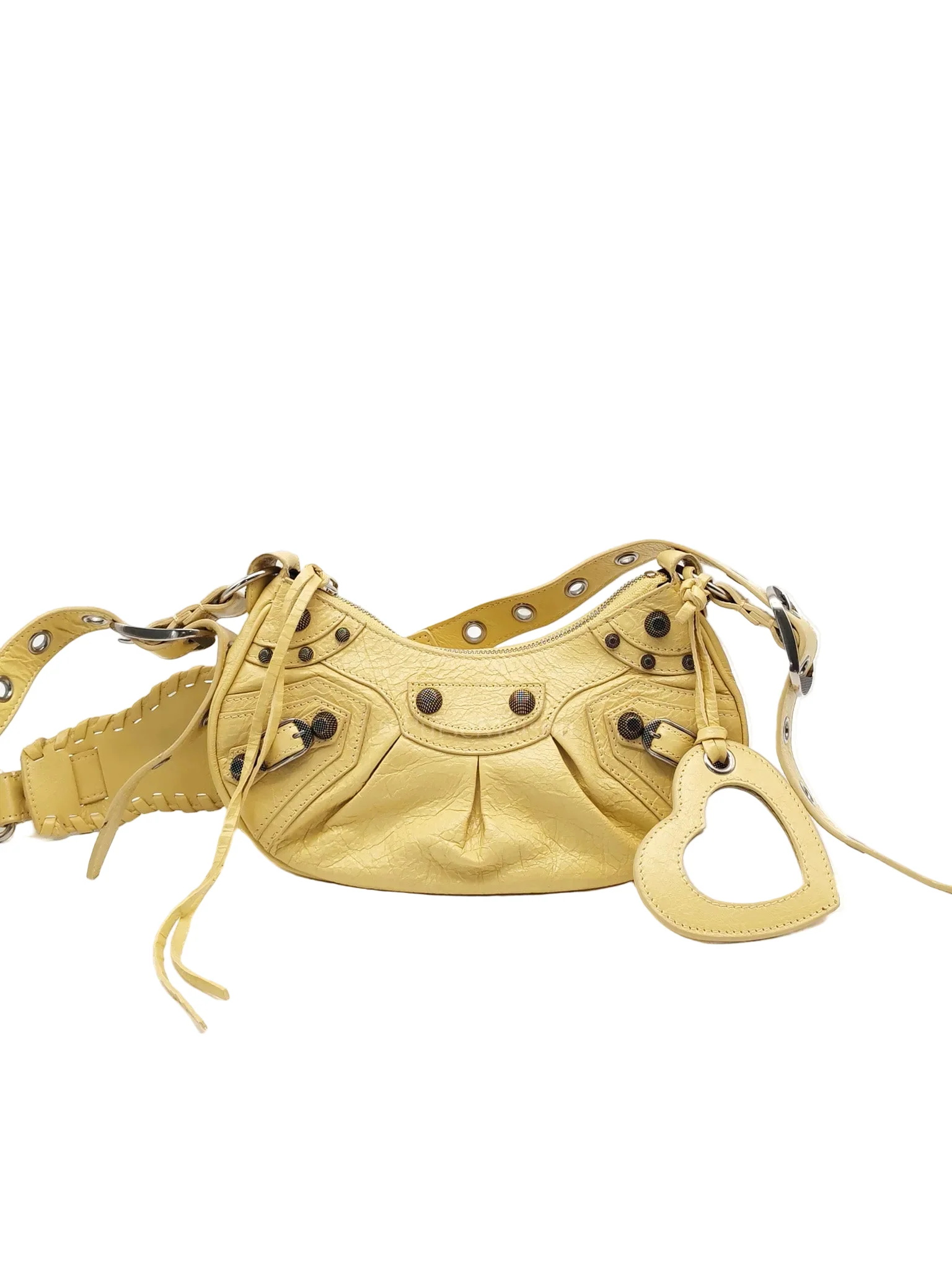 Balenciaga Le Cagole Butter Yellow Shoulder Bag - Image 2