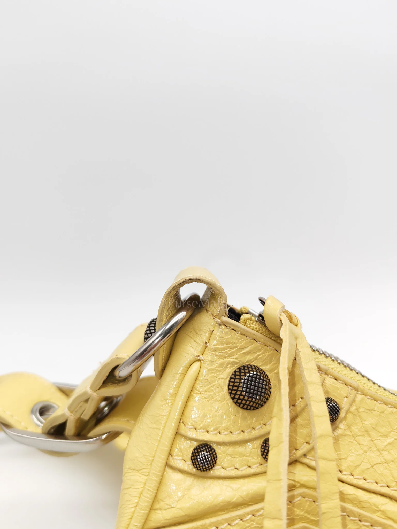 Balenciaga Le Cagole Butter Yellow Shoulder Bag - Image 21