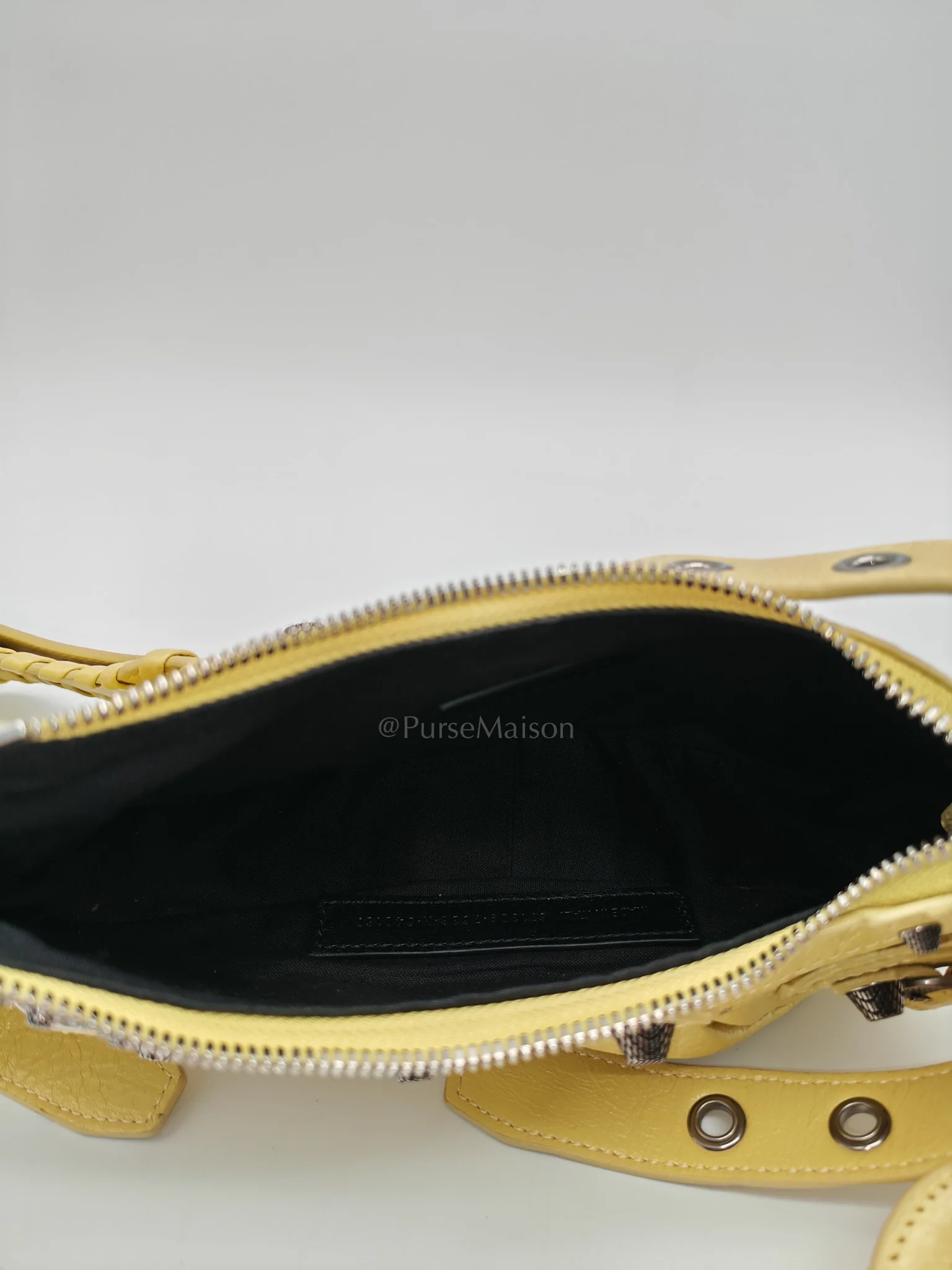Balenciaga Le Cagole Butter Yellow Shoulder Bag - Image 33