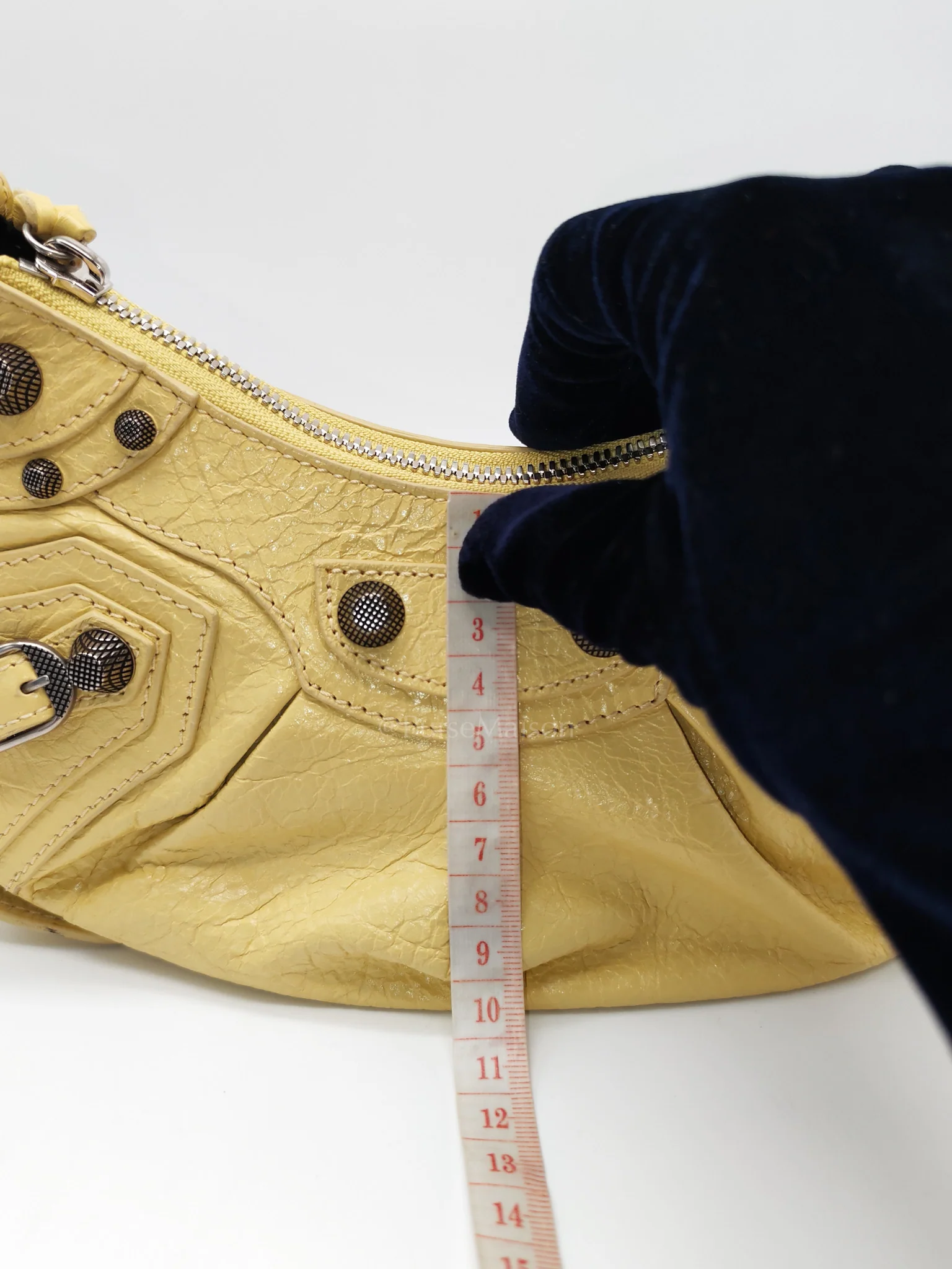 Balenciaga Le Cagole Butter Yellow Shoulder Bag - Image 34